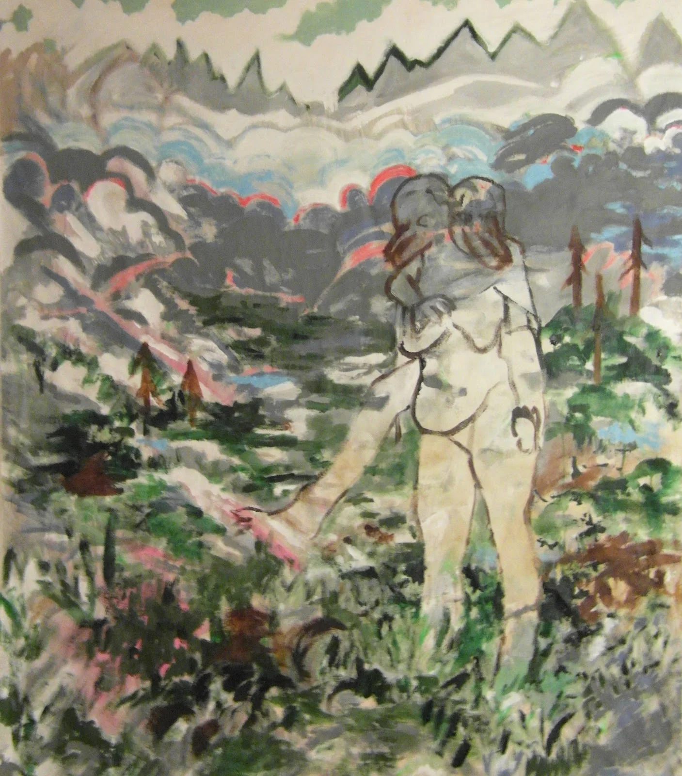   I'll Carry You Across the Mountain  1.20m x 1.60m 