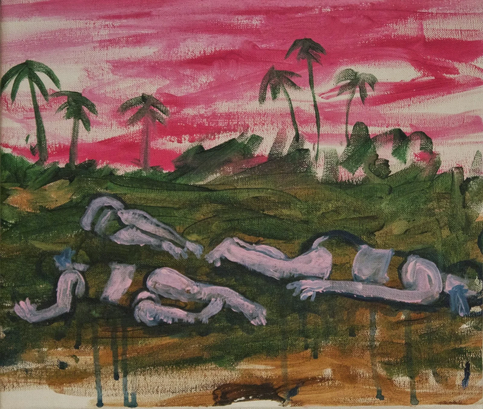 Waiting for the Sun 35cm x 30cm