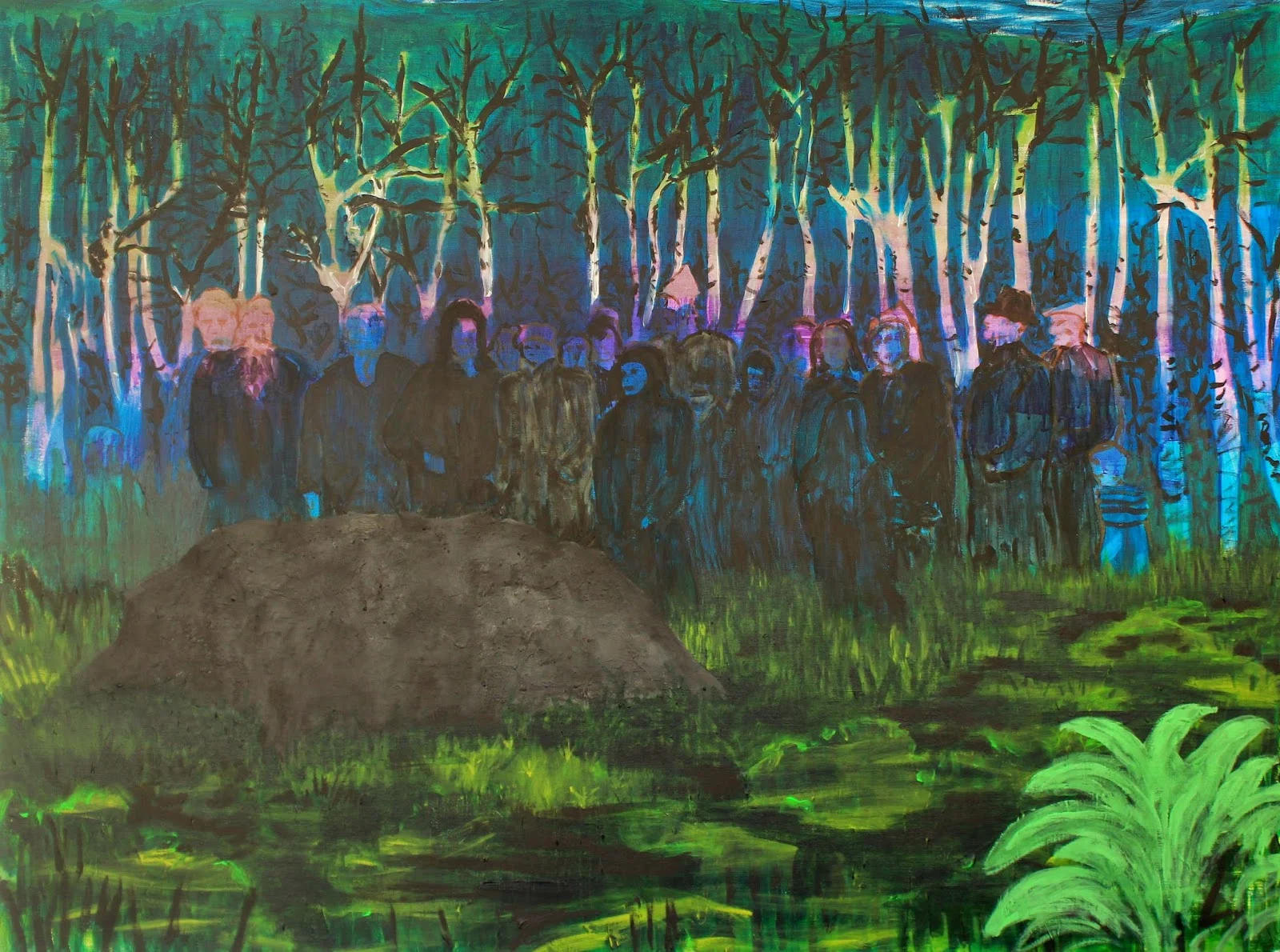   The Funeral  1.20m x 1.50m 