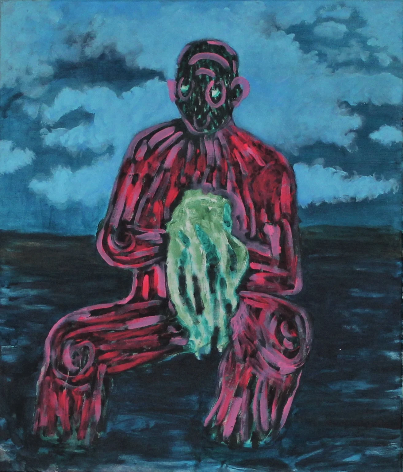 in relation to the sea 60cm x 70cm
