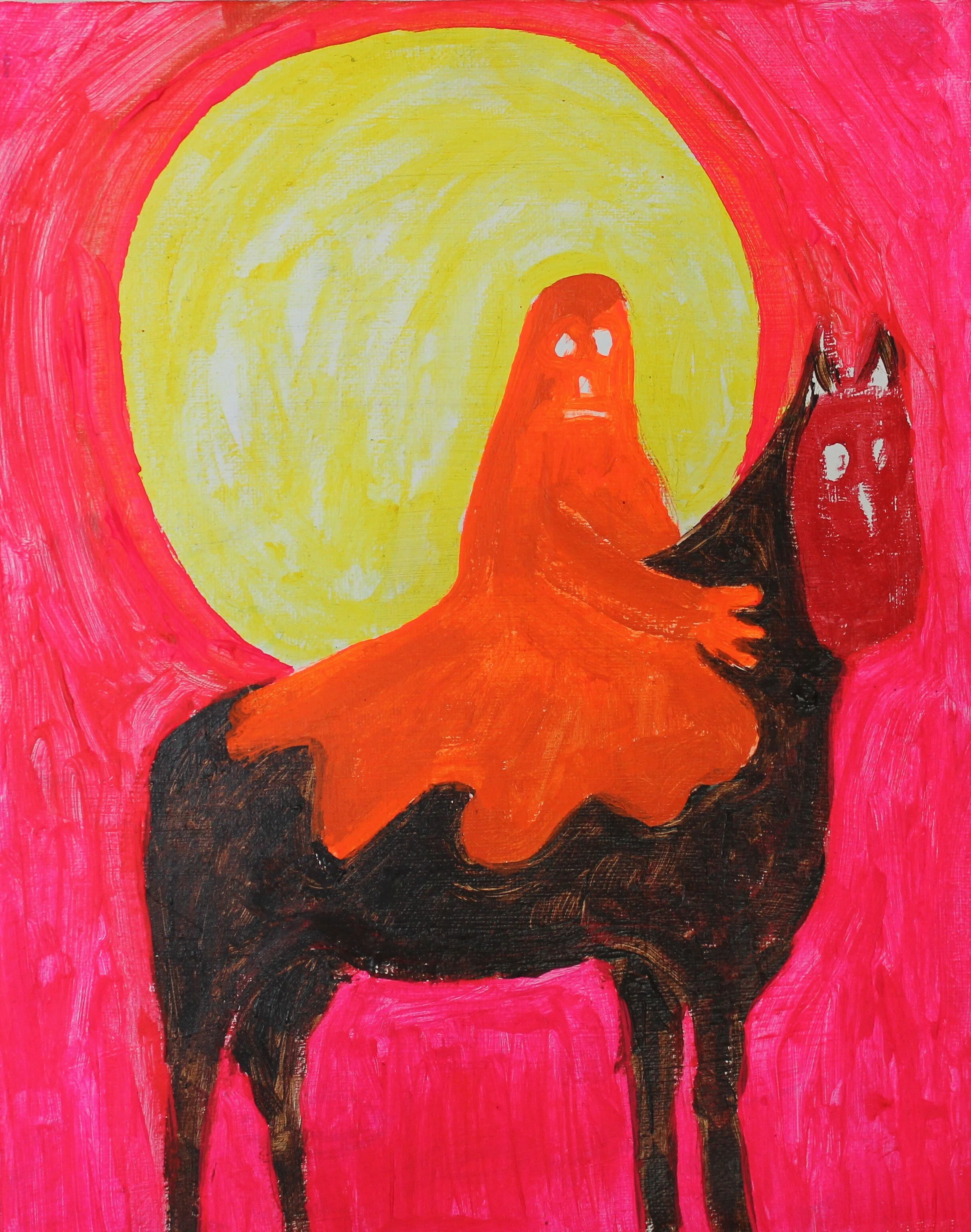 Untitled, 24cm x 30cm, Acrylic on canvas