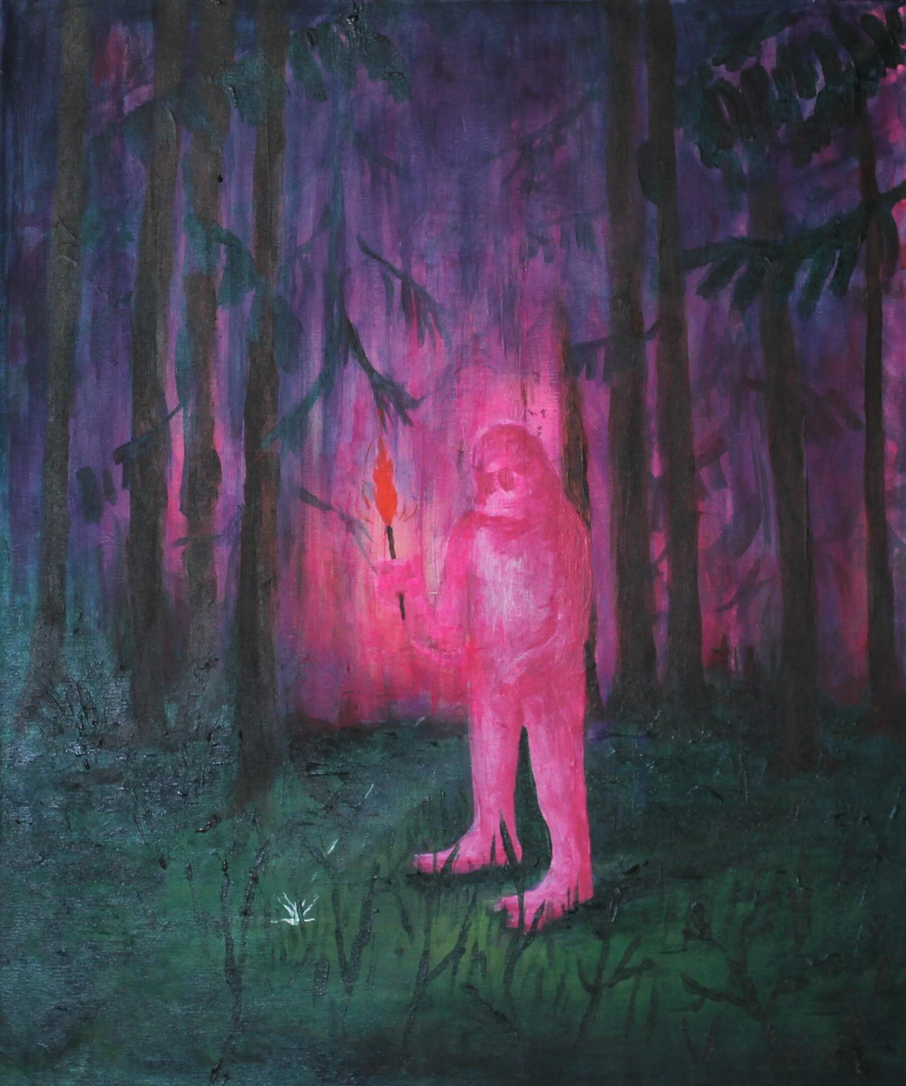 Untitled, 50cm x 60cm, Acrylic on canvas