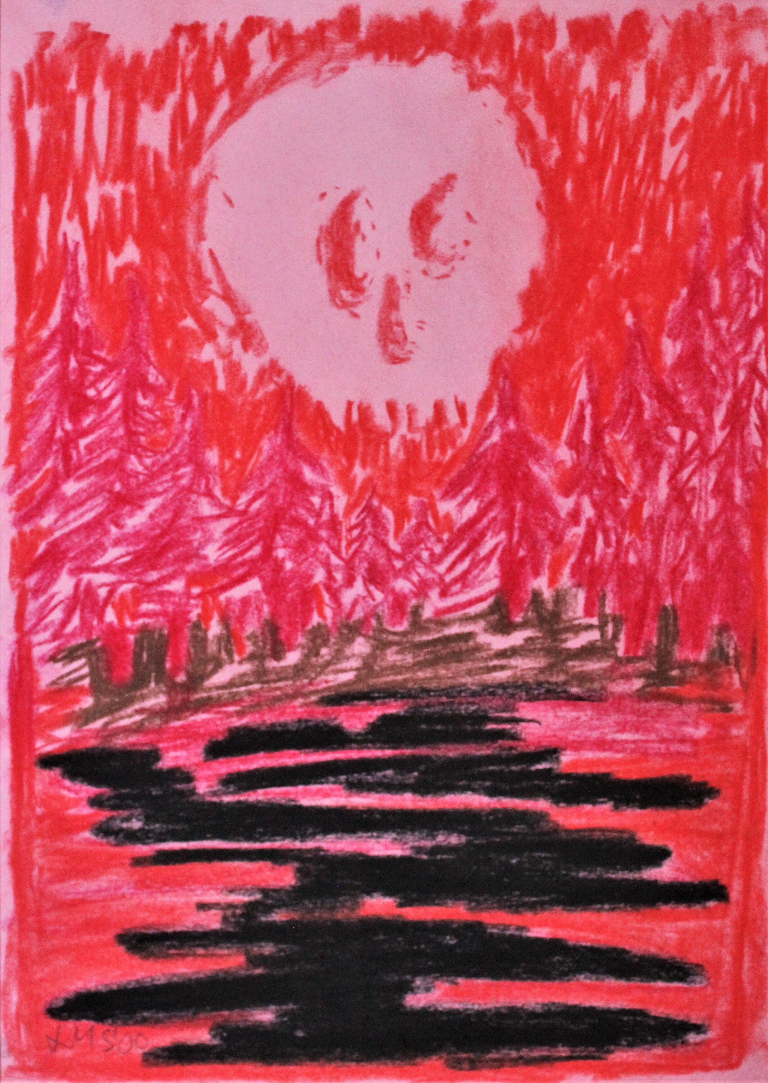 Sketching sunsets 3, A4