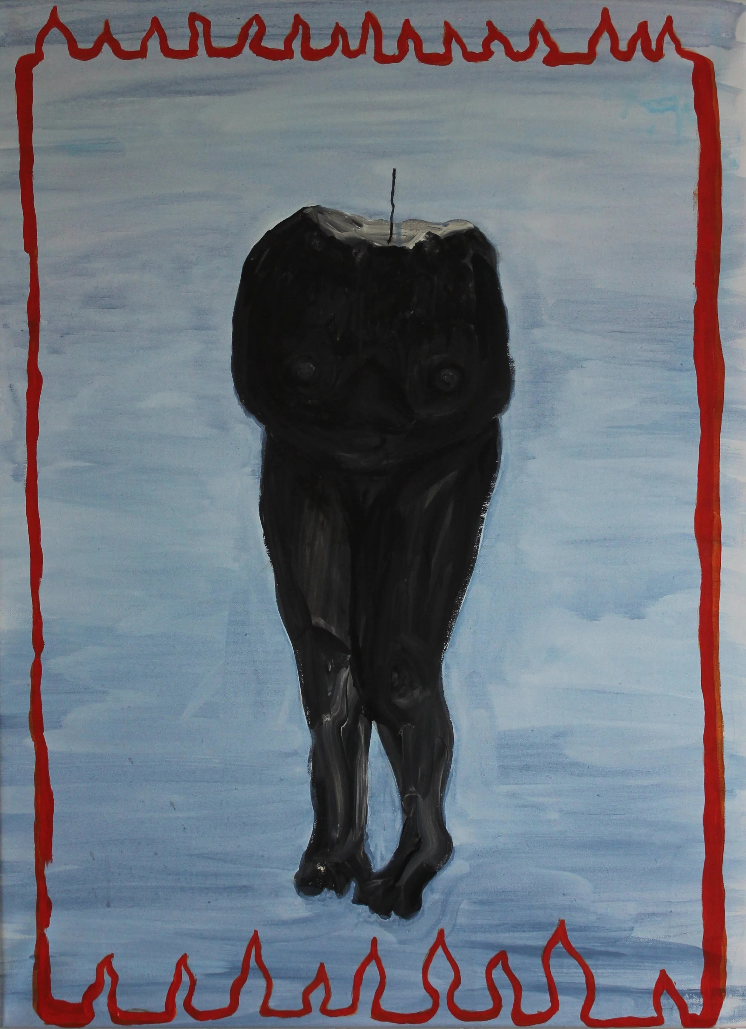 Woman As A Candle, 70cm x 95cm