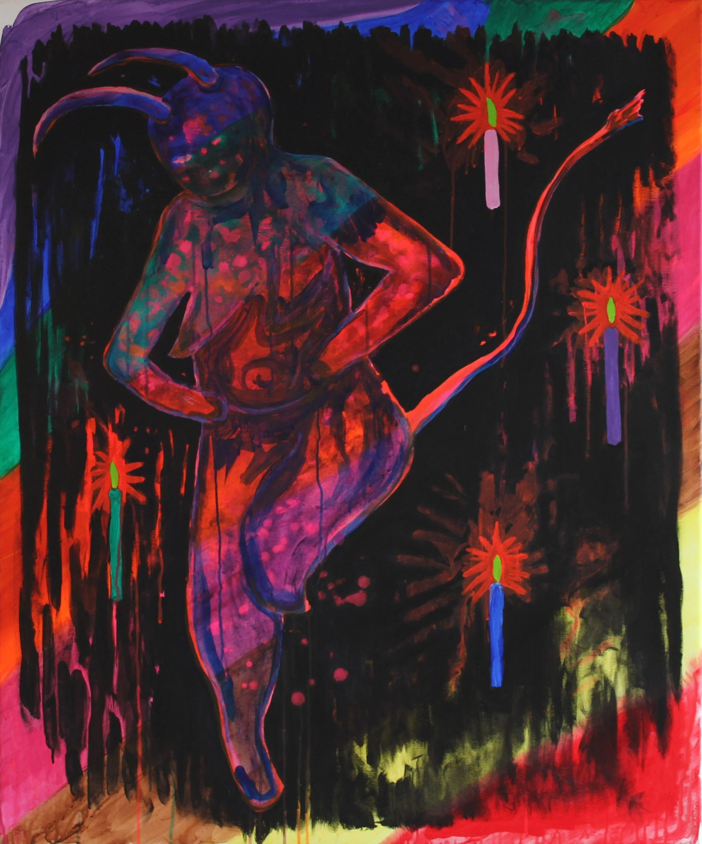 How To Make The Devil Stop Dancing, 1,00m x 1,20m