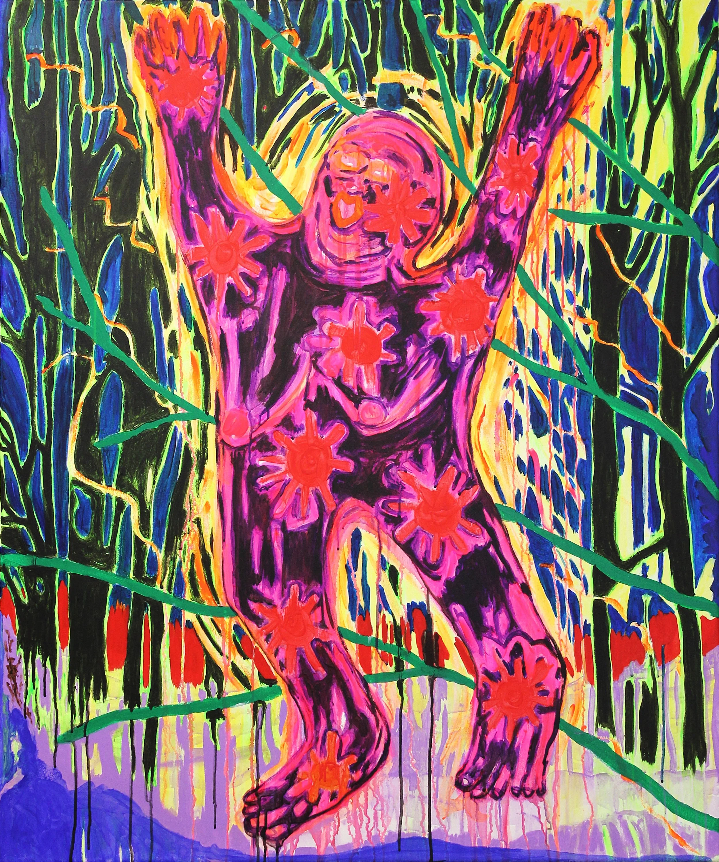 Sáráhkká (Ilden og solens mor), 1,00m x 1,20m