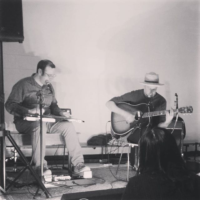 Beautiful sounds this eve from Bry Webb and Rich Burnett!