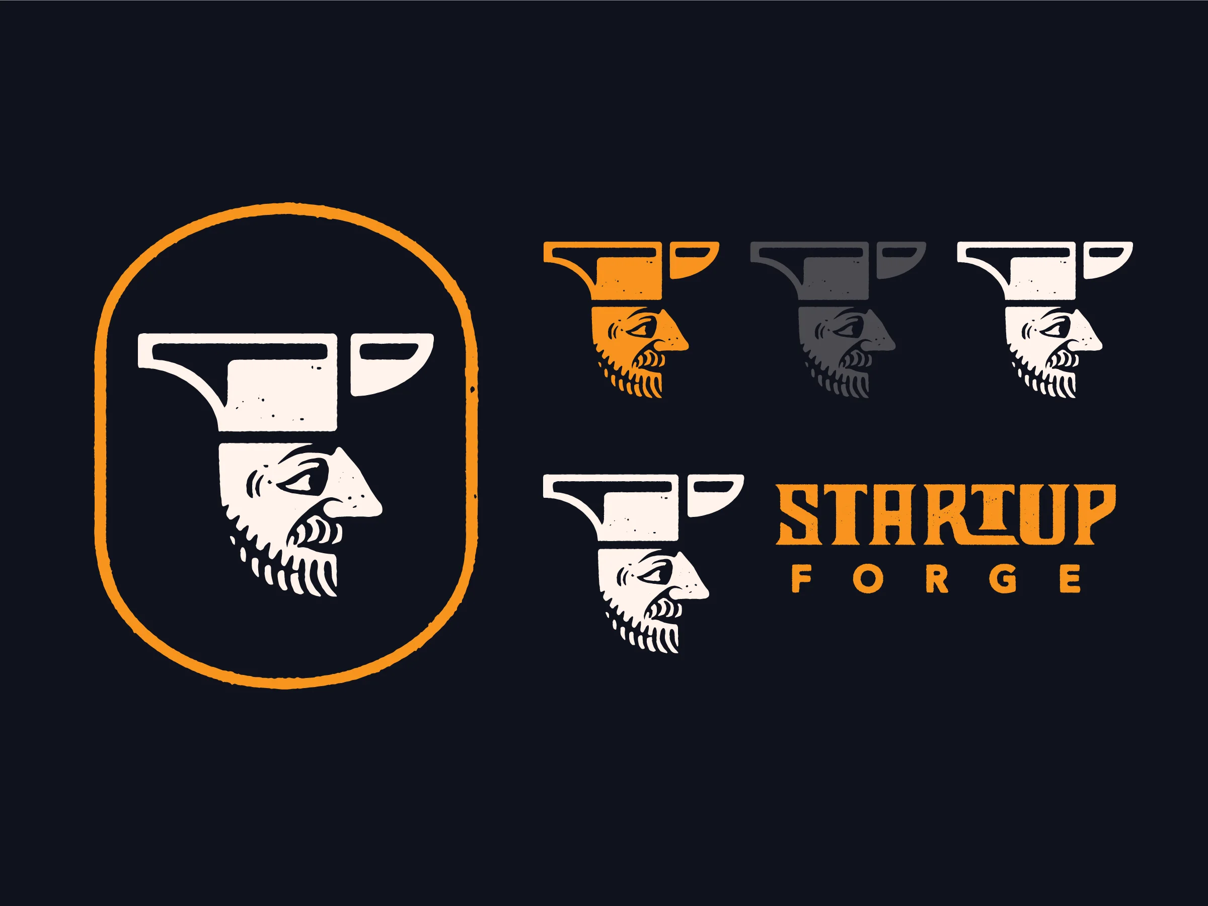 Startup Forge Branding : Dropcap Logo
