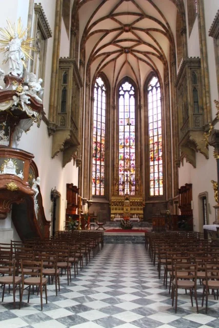 The interior of Cathedral of St. Peter and Paul