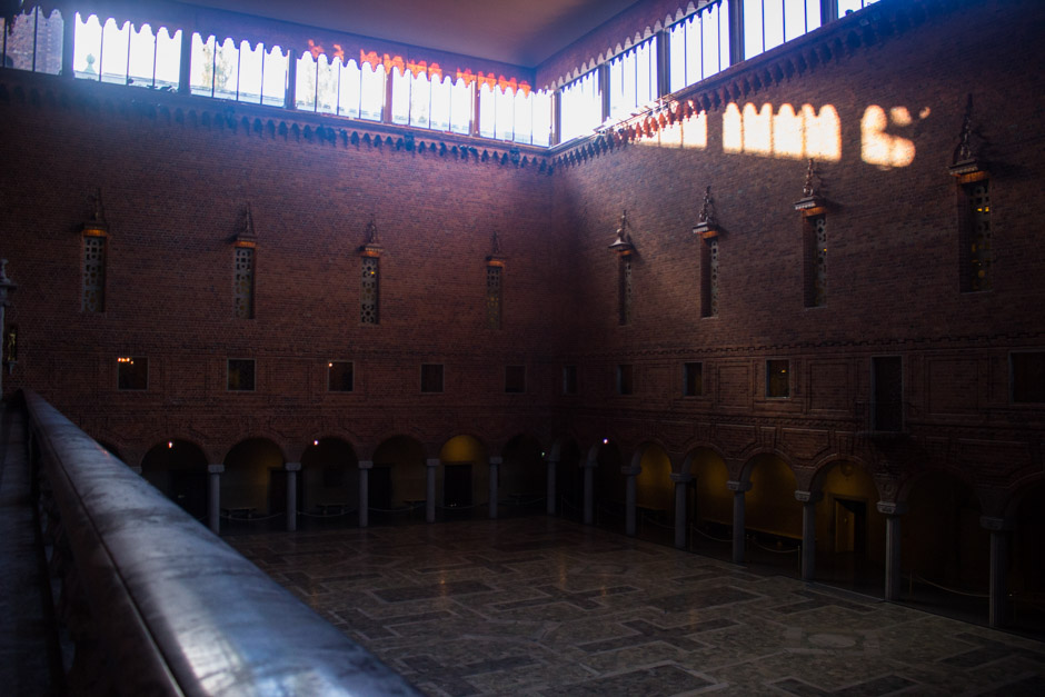 The Blue Hall in Stockholm City Hall