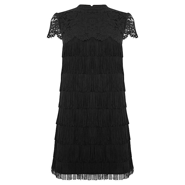 Oasis Fringe And Lace Shift Dress, £75