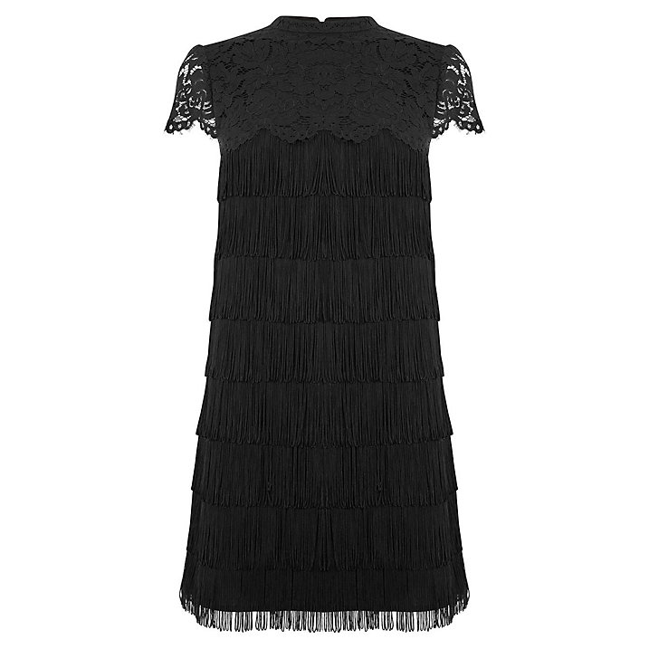 Oasis Fringe And Lace Shift Dress, £75