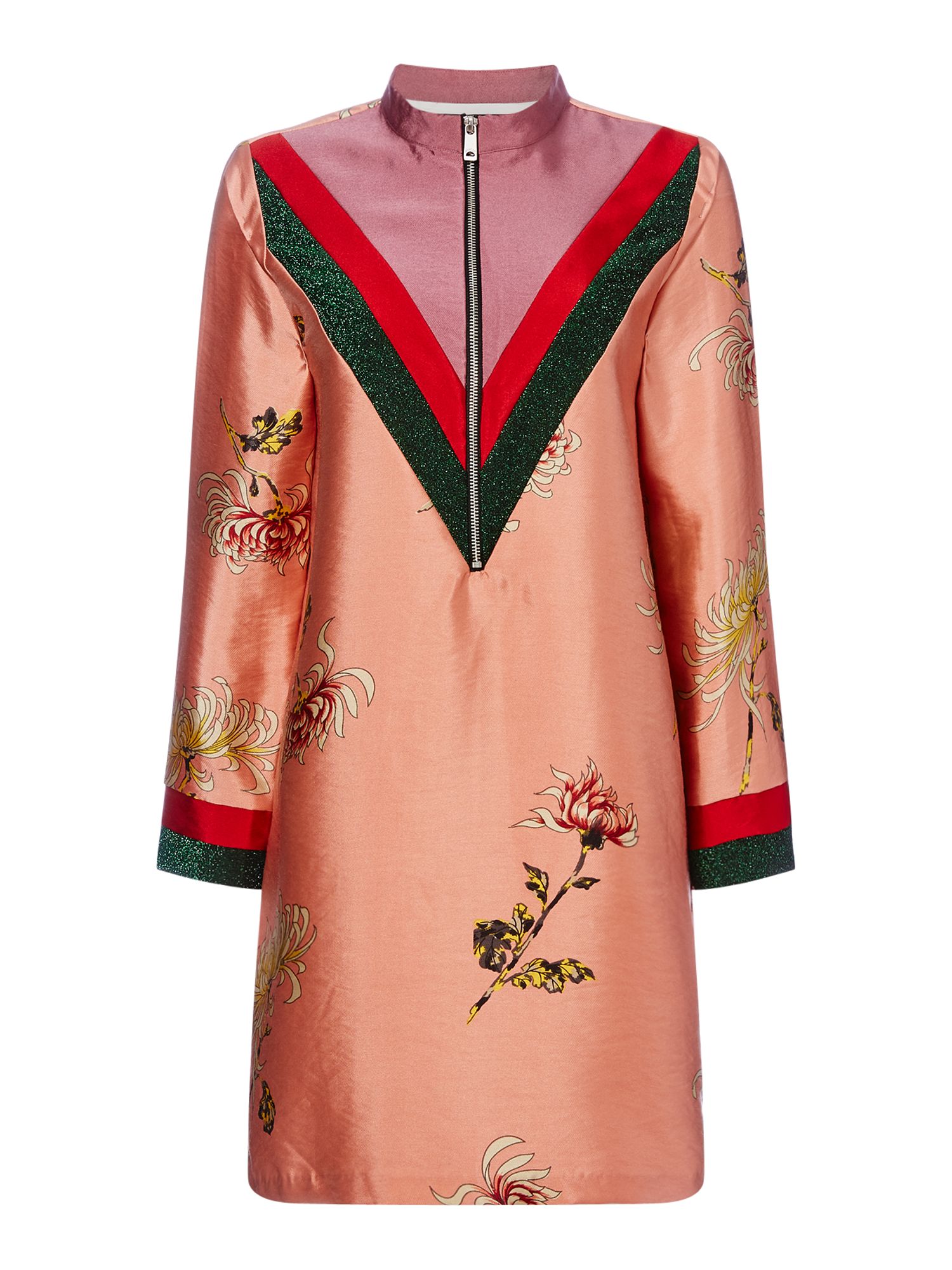 Maison Scotch Printed Colour Block Dress, £125