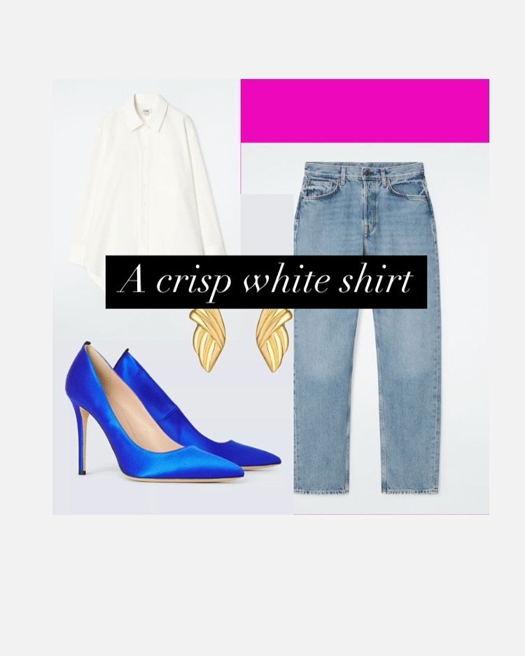A crisp white shirt is always a good idea.

And let&rsquo;s all take a moment for the shoes 👏

Comment below for links&hellip;