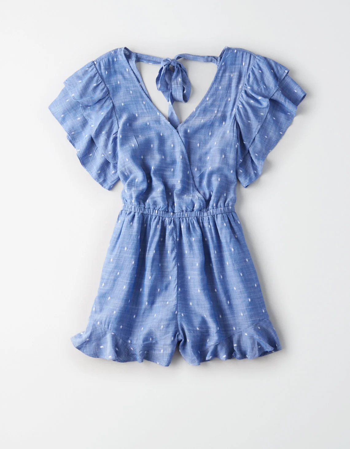 american eagle denim romper