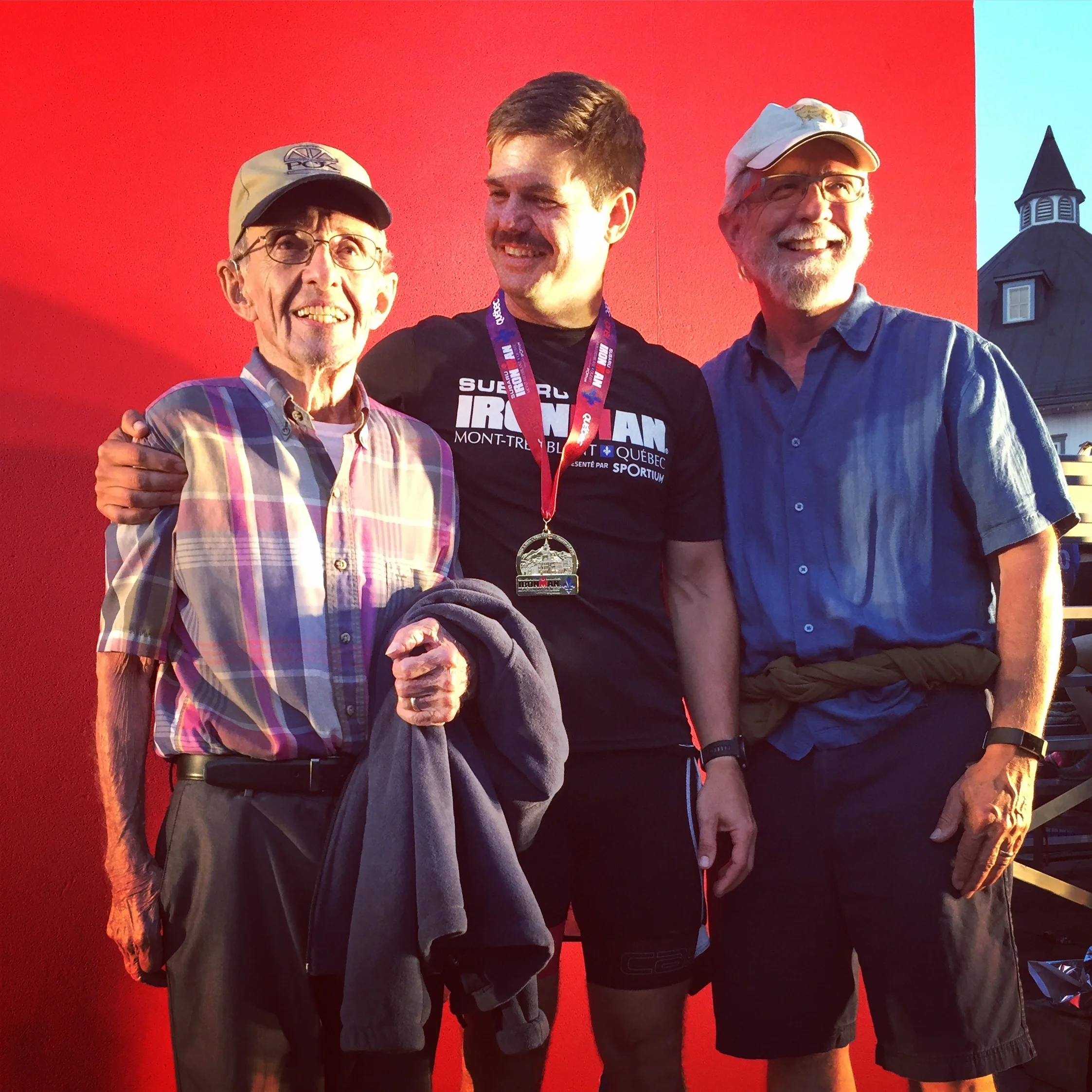 Ironman Mont-Tremblant family picture