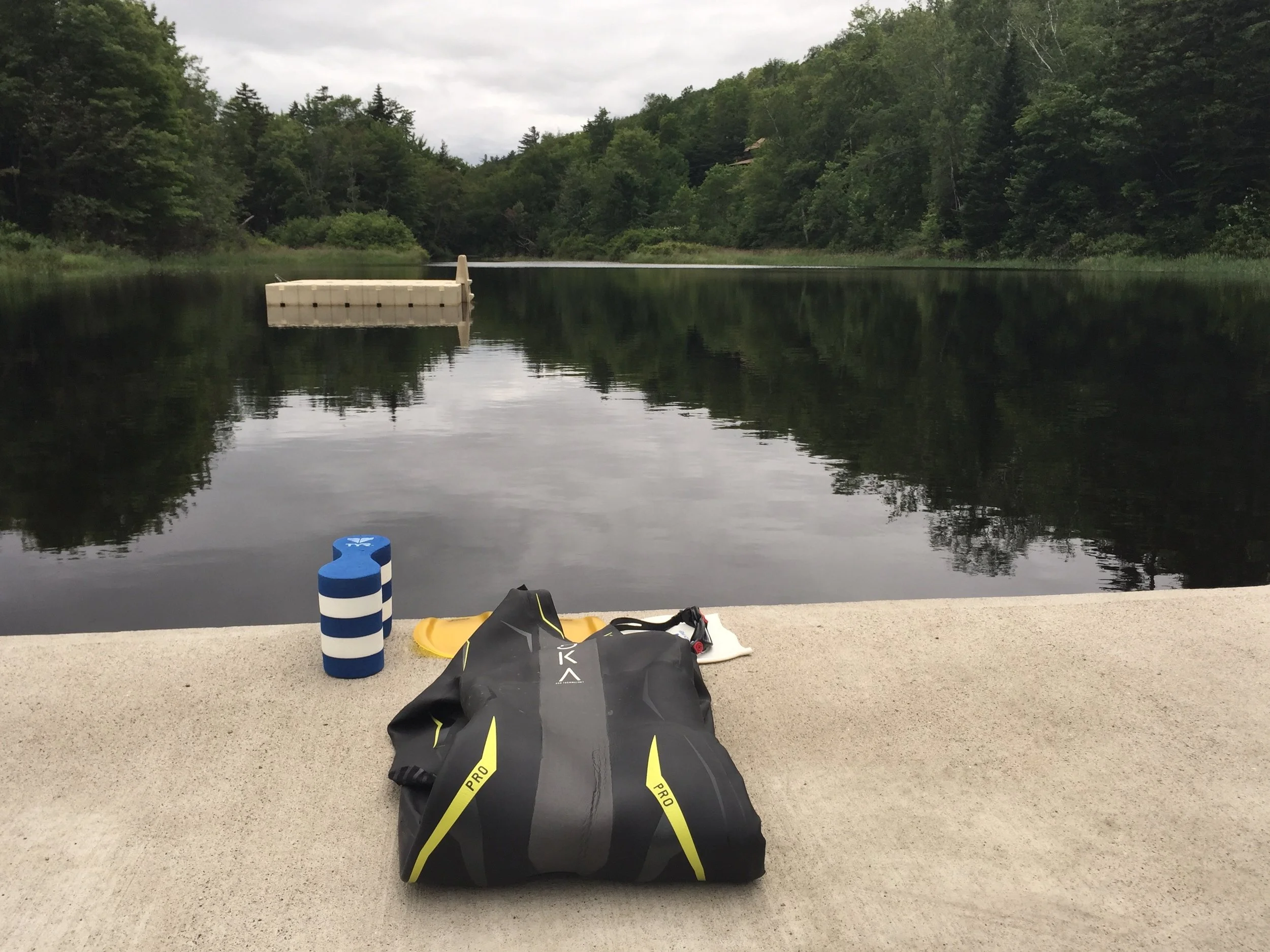 Ravine House Pool, open water swim