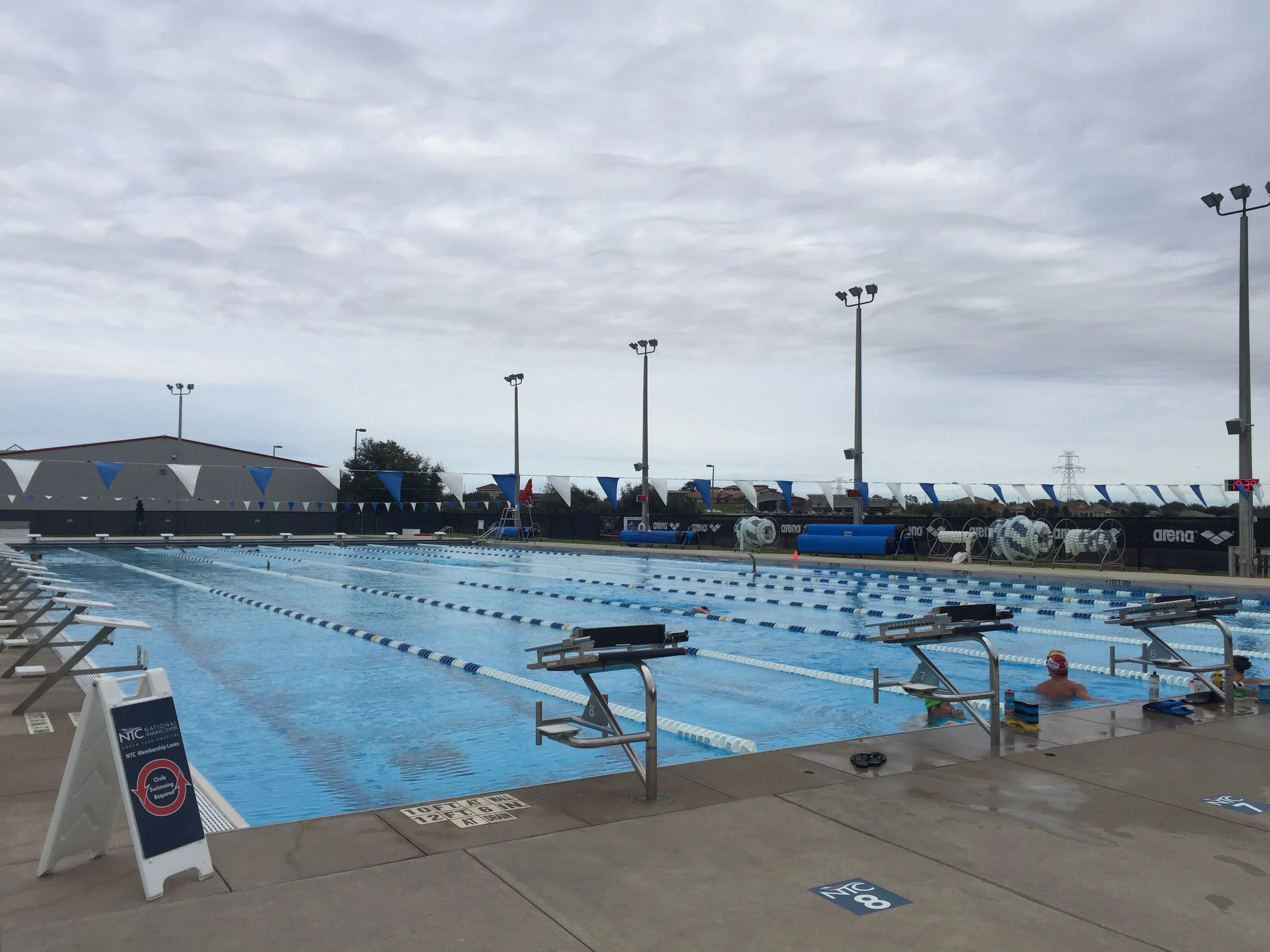 National Training Center, Clermont FL. Winter triathlon training