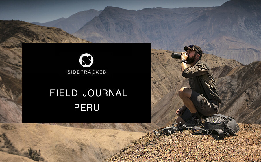 Sidetracked Field journal. Bikingman Peru.