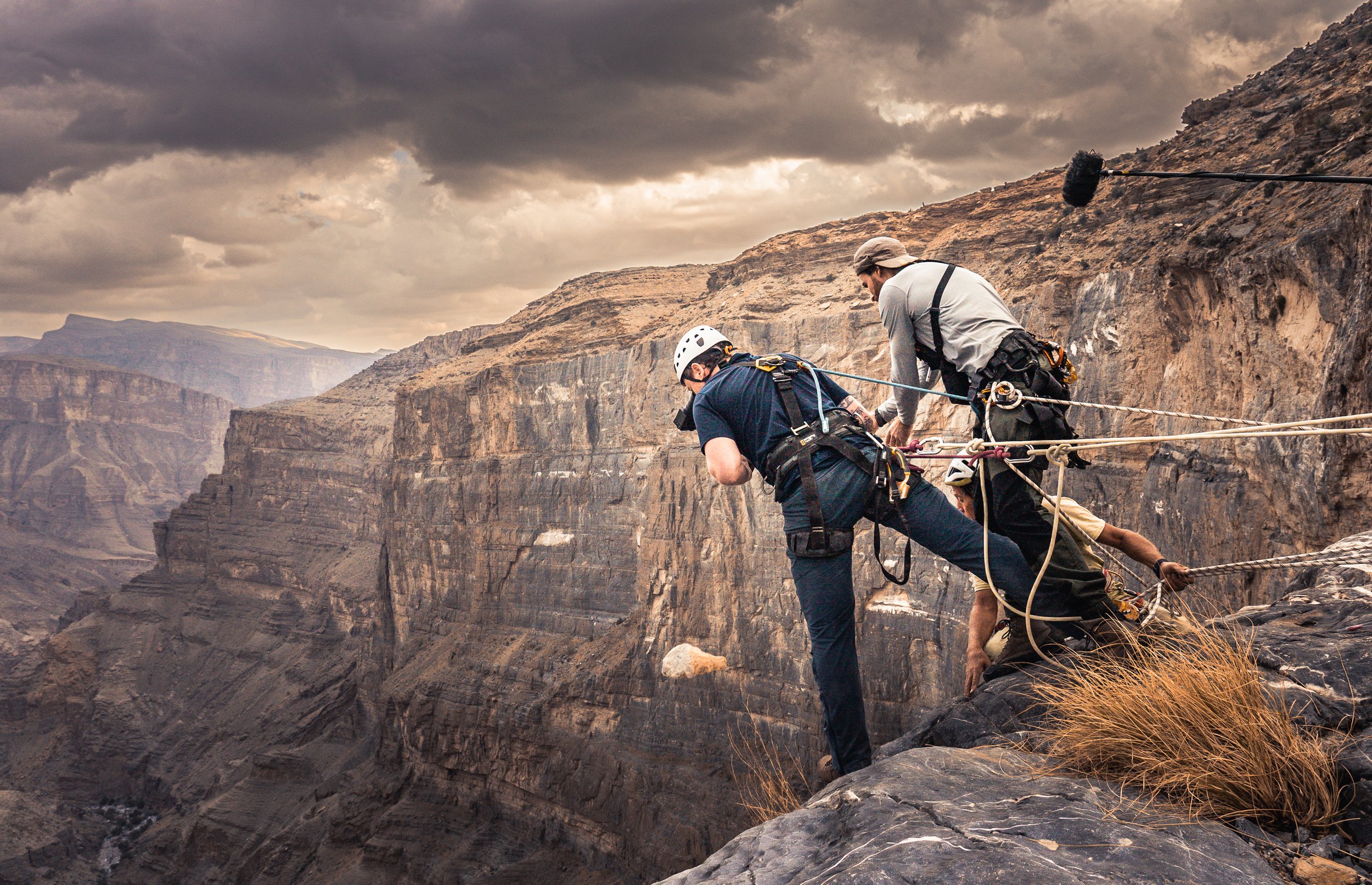 Filming for Discovery Channel in Oman