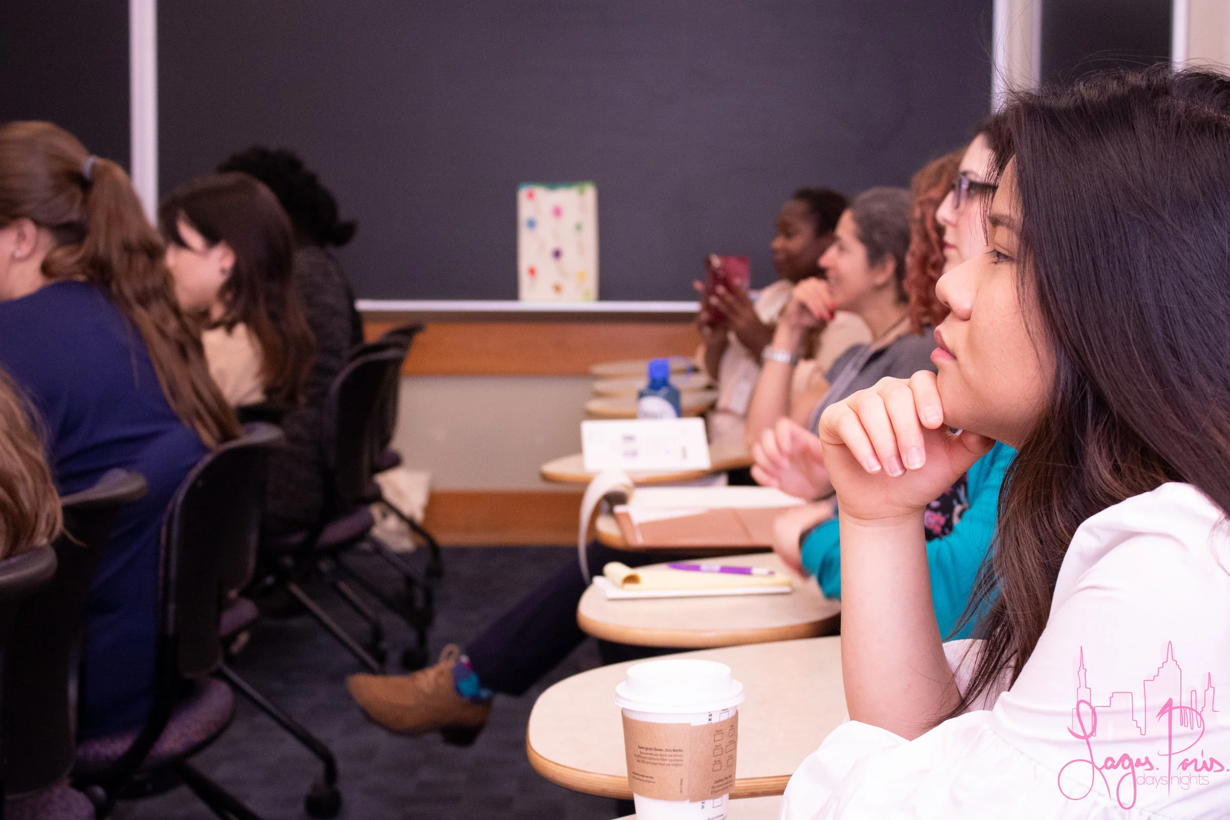 Conference attendees are all eyes and ears.