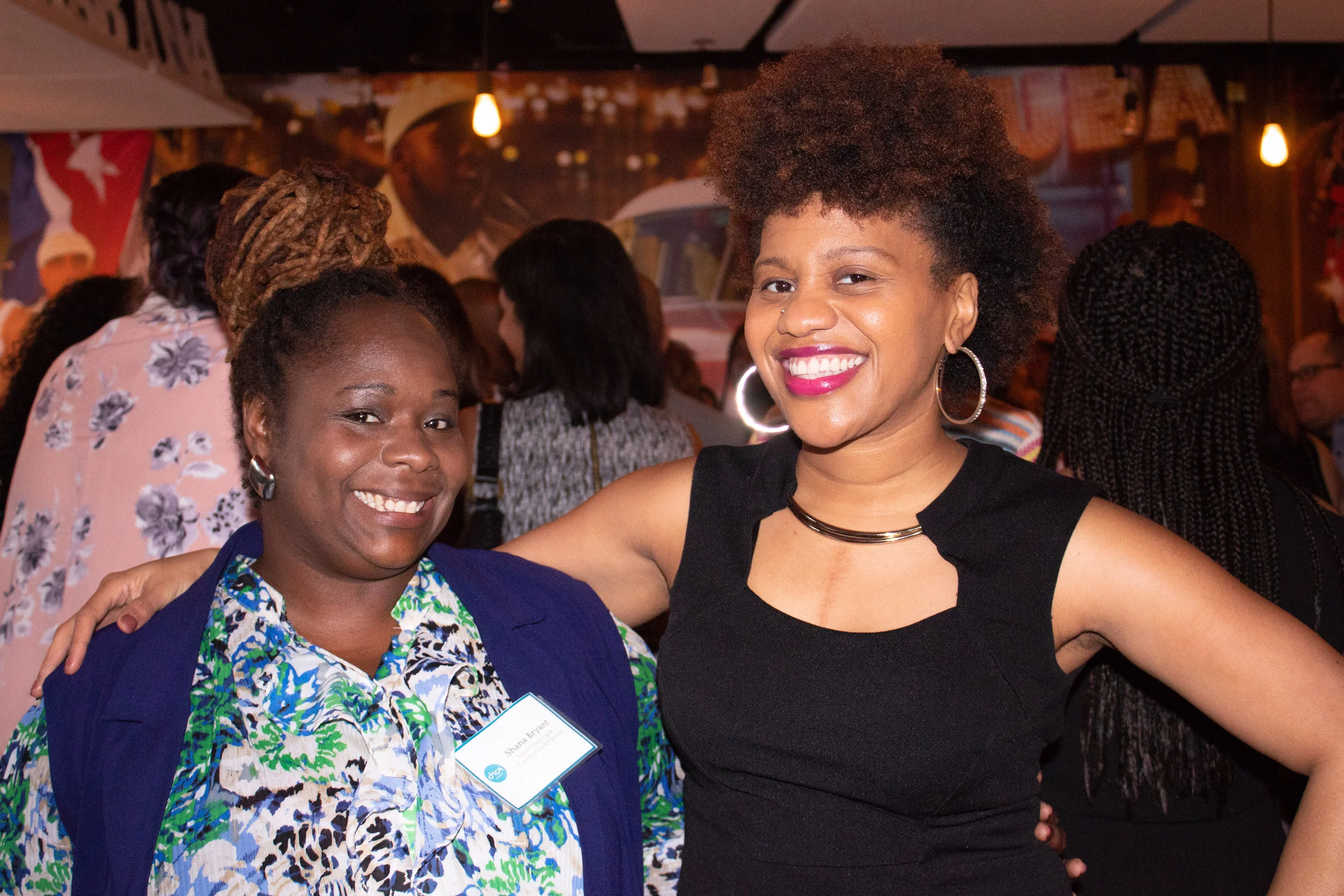 Shana Bryant (left) and Sheena Collier of The Collier Connection. 