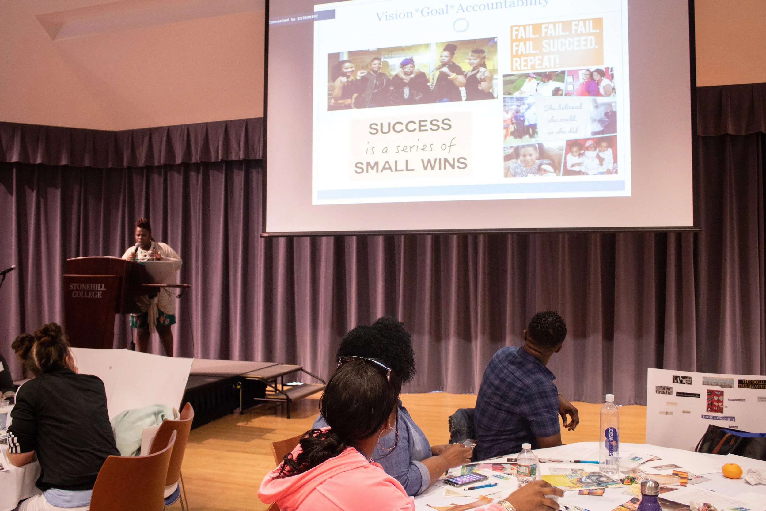 "Success is a series of small wins."