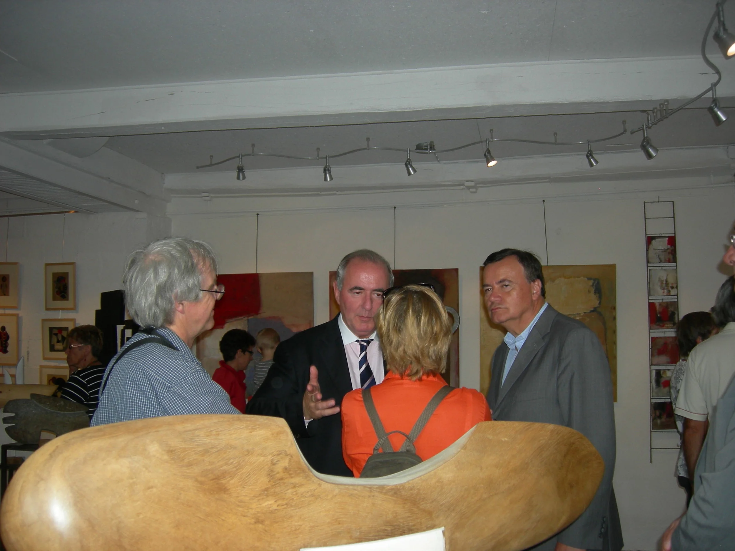 Maurice Leroy (Ministre de la Ville) et Patrice Martin-Lalande (Député du Loir et Cher)