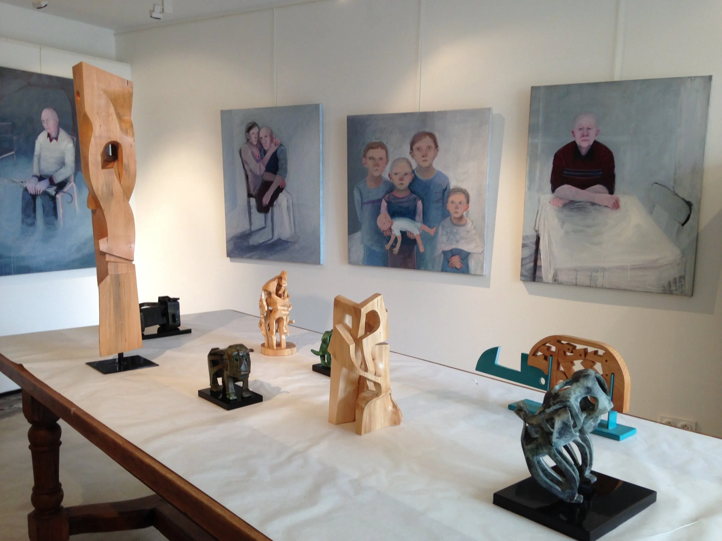 Jean-François Maubert (sculptures), Isabelle Bossé (peintures)