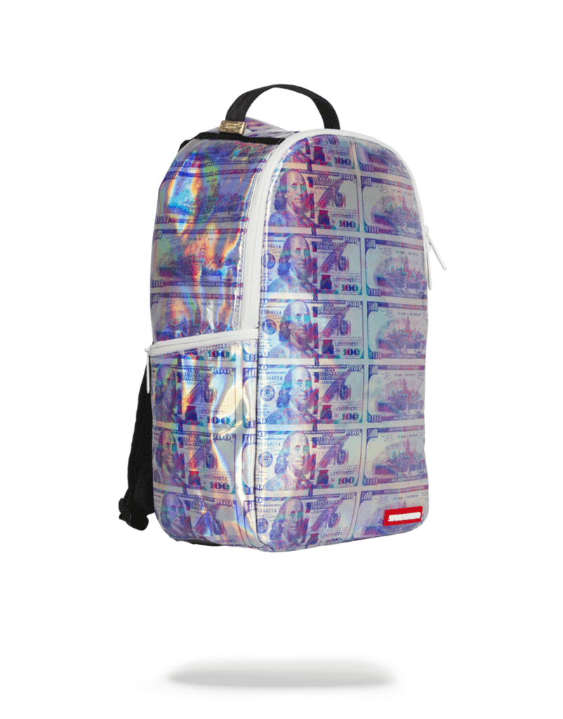 sprayground holographic backpack