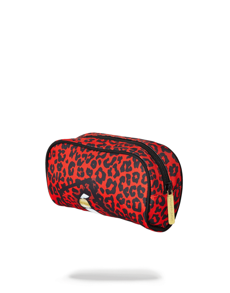 sprayground red leopard lips