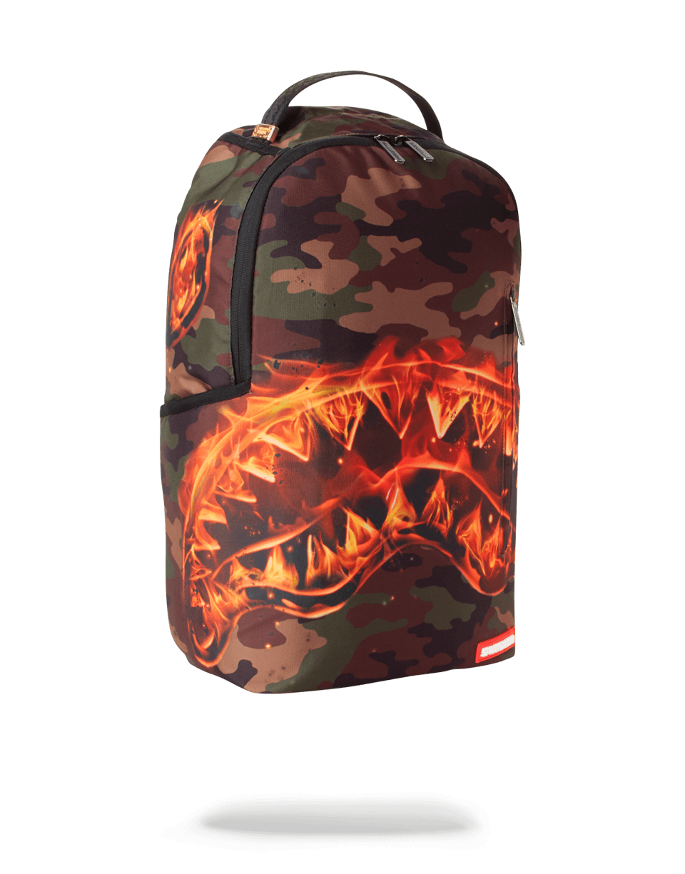 sprayground fire backpack