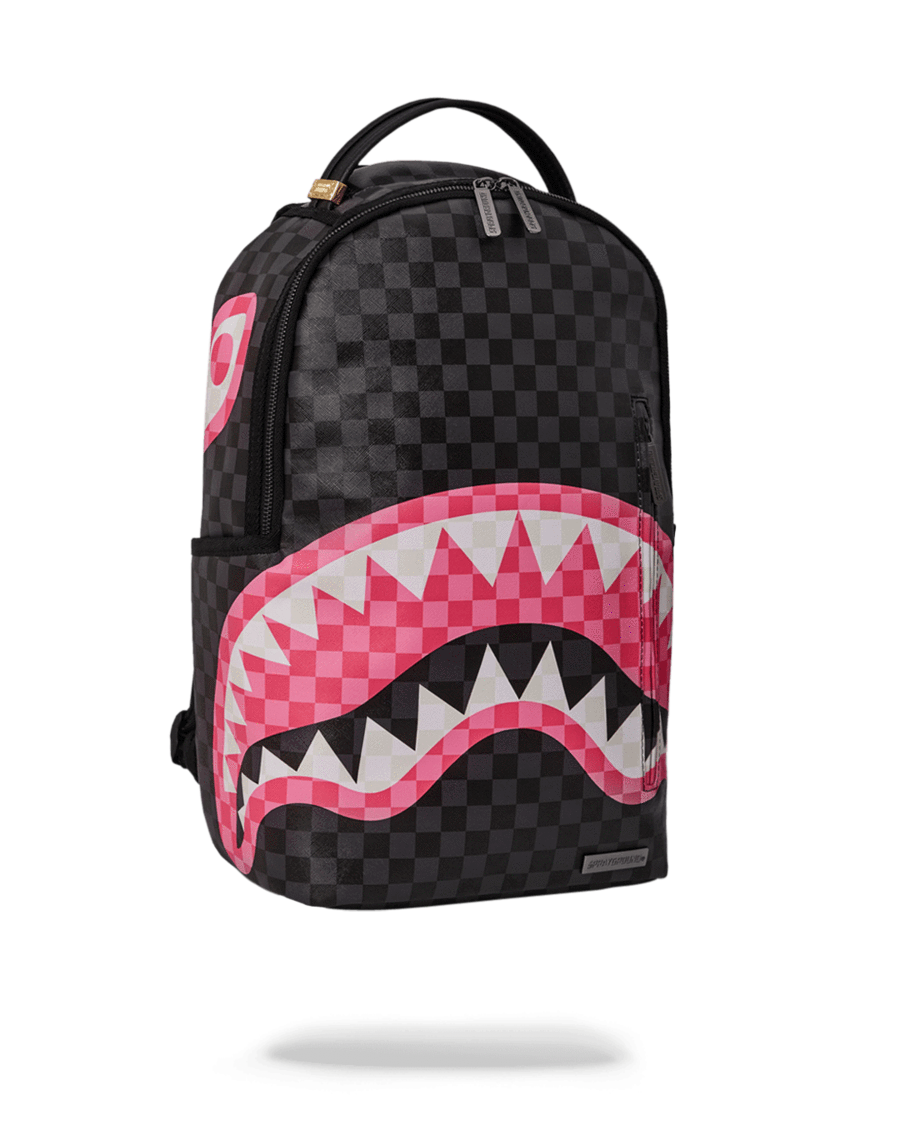 sprayground backpack pink