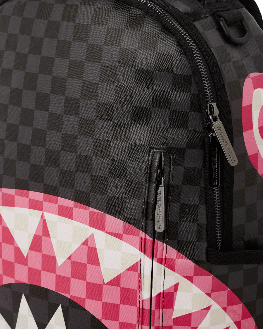 bape checkered backpack