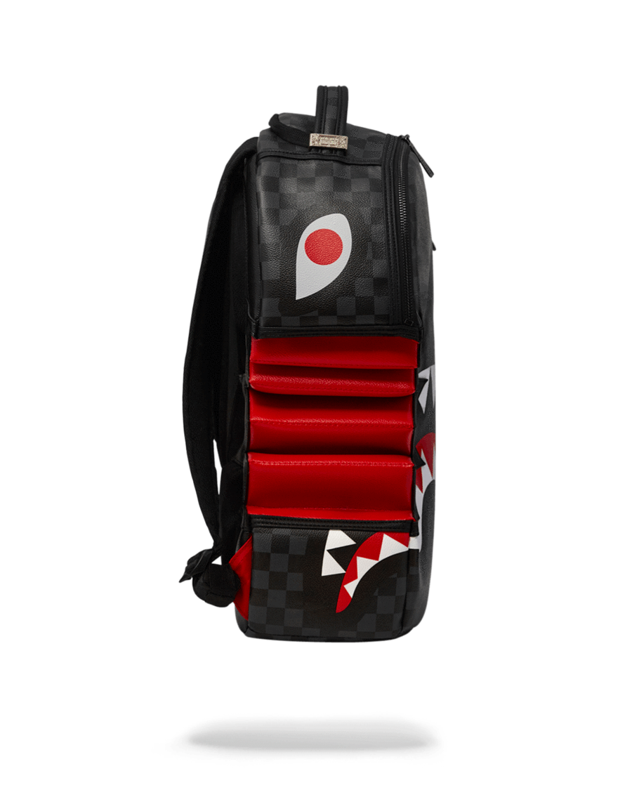 SPRAYGROUND GREY CHECKERED SHARK BITE 