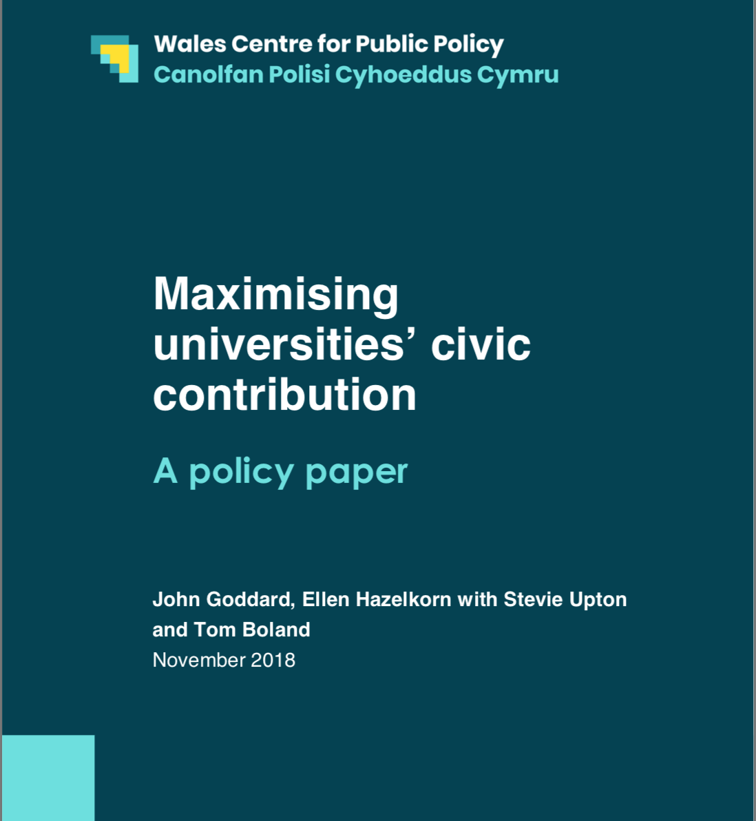 Maximising Universities' Civic Mission