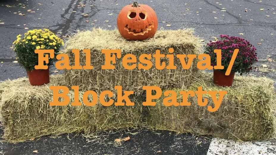 FALL FESTIVAL/BLOCK PARTYJoin us each year for our Fall festival! Photo contest, food, games, costumes, and music from the River City Music School. Best of all everything is FREE for the community. To get involved please contact Jennifer or Tonya