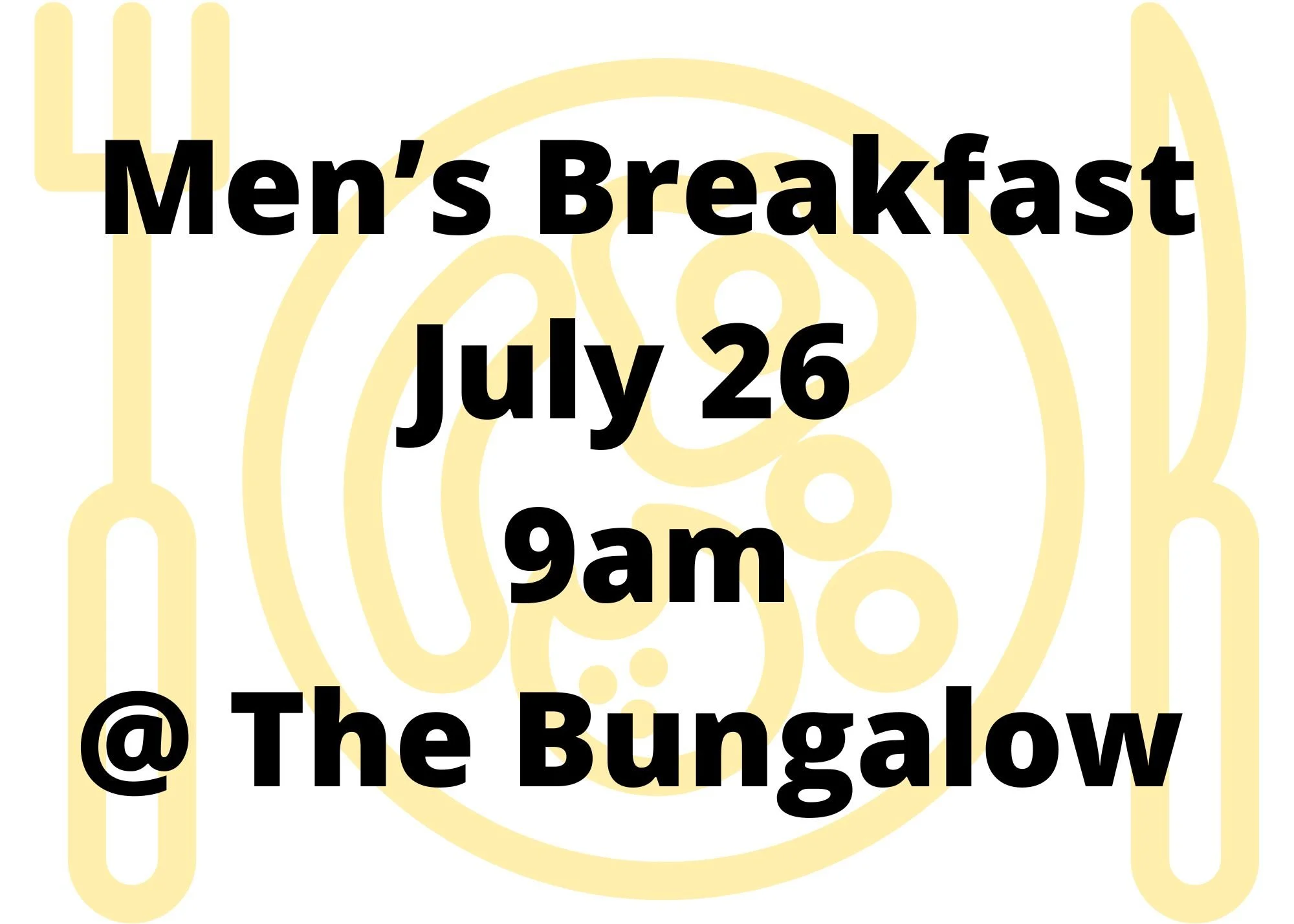 Men's Breakfast