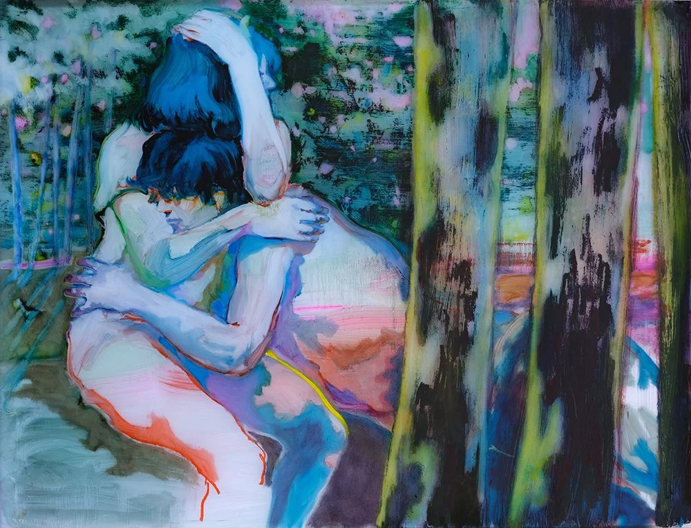 Osmosis, peinture à l'huile sur papier calque, 152x200cm, 2025.jpg