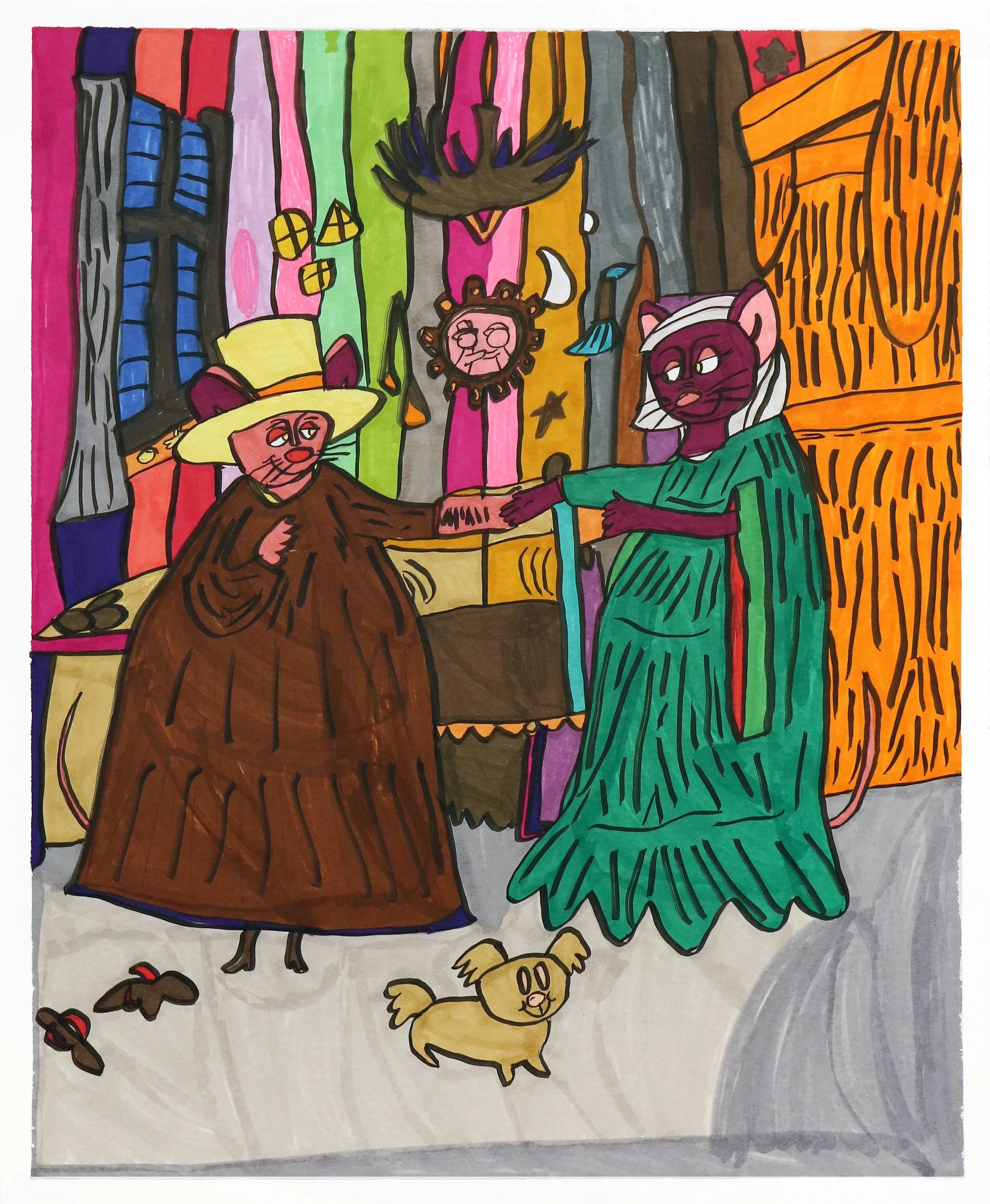 The Arnolfini Mouse Portrait by Tafara Bundrige