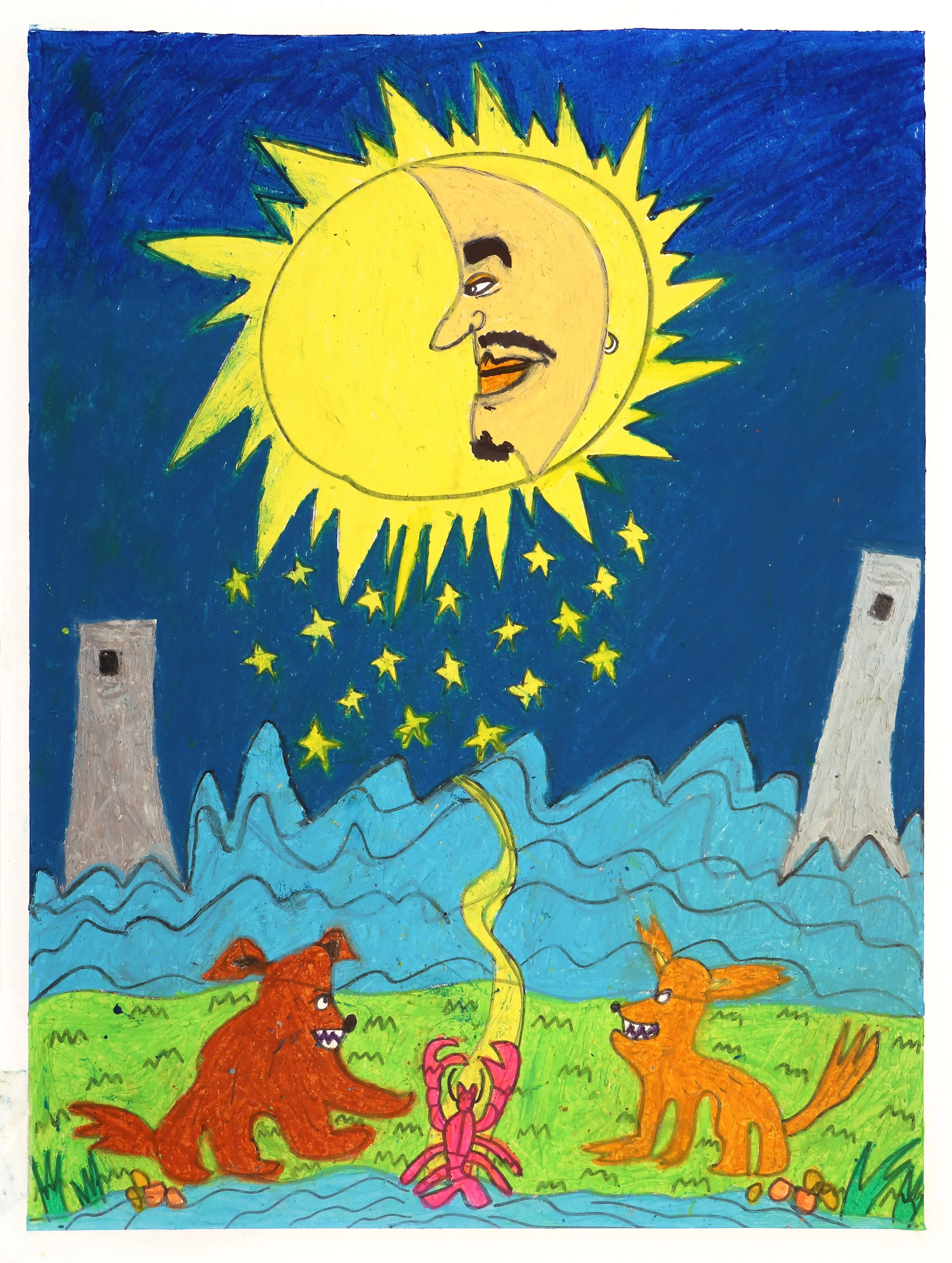 Tupac as the Moon by Charlie Wallace