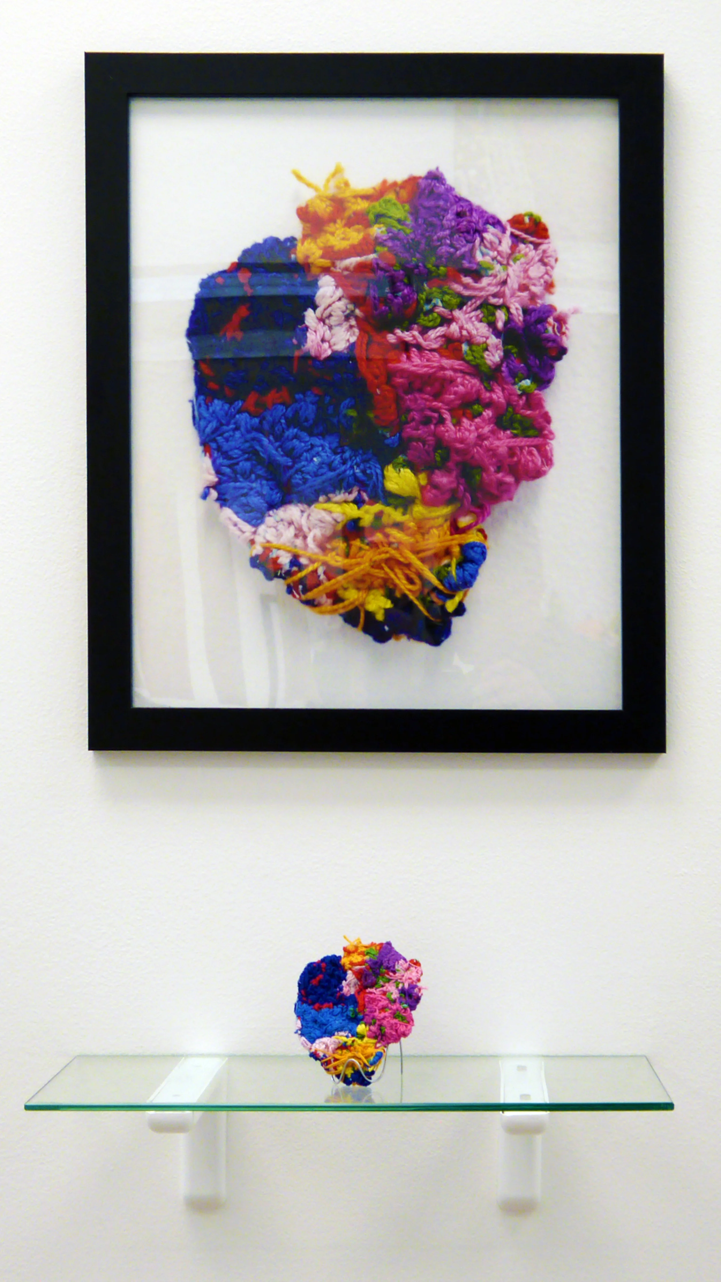 (SOLD) Keeps Me Busy (installation) - framed photographic print with textile - 2018.jpg