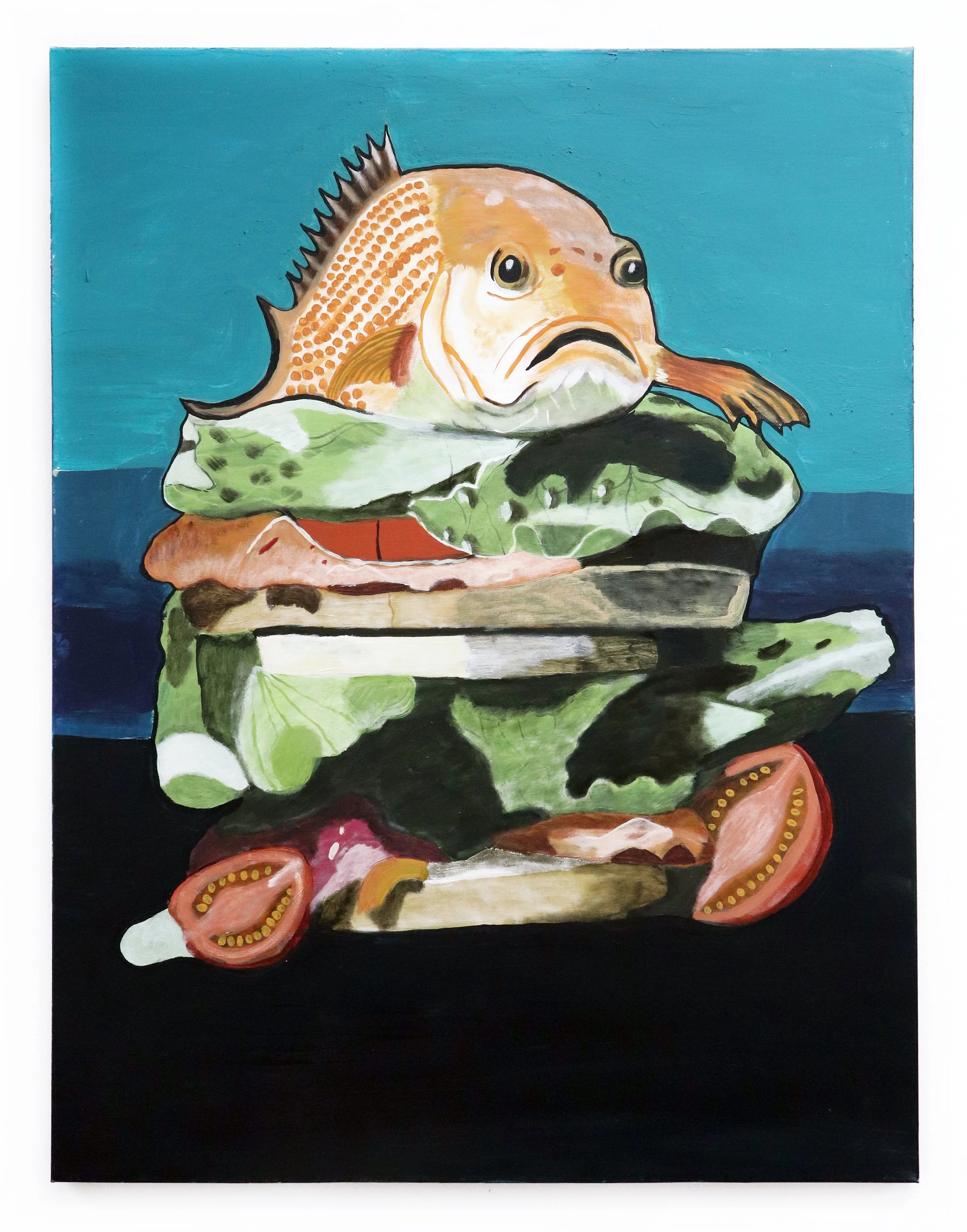 Fish Sandwich II (print)  by Darian Johnson