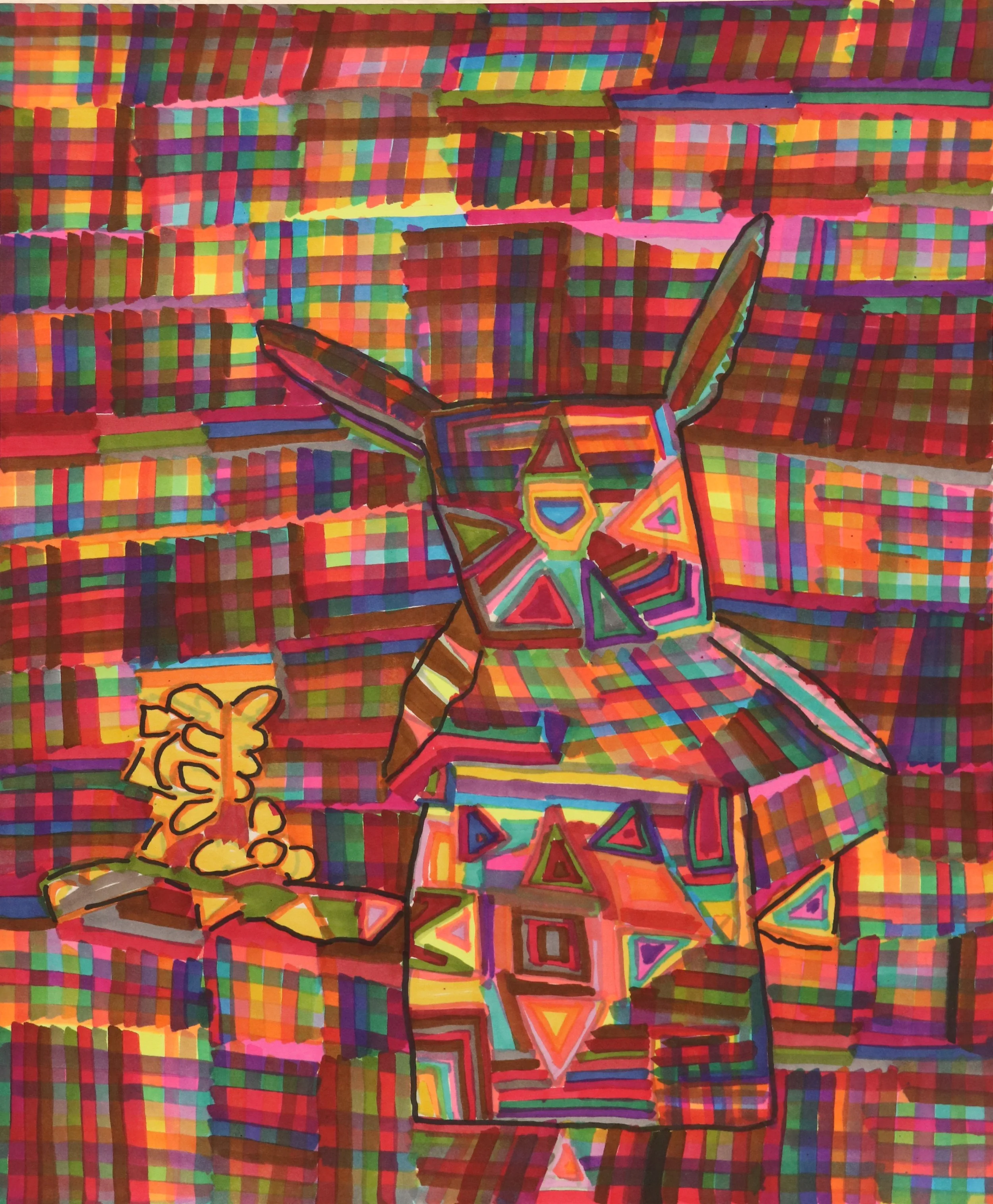 Plaid Purse and Nail Polish by Maggie Kambic