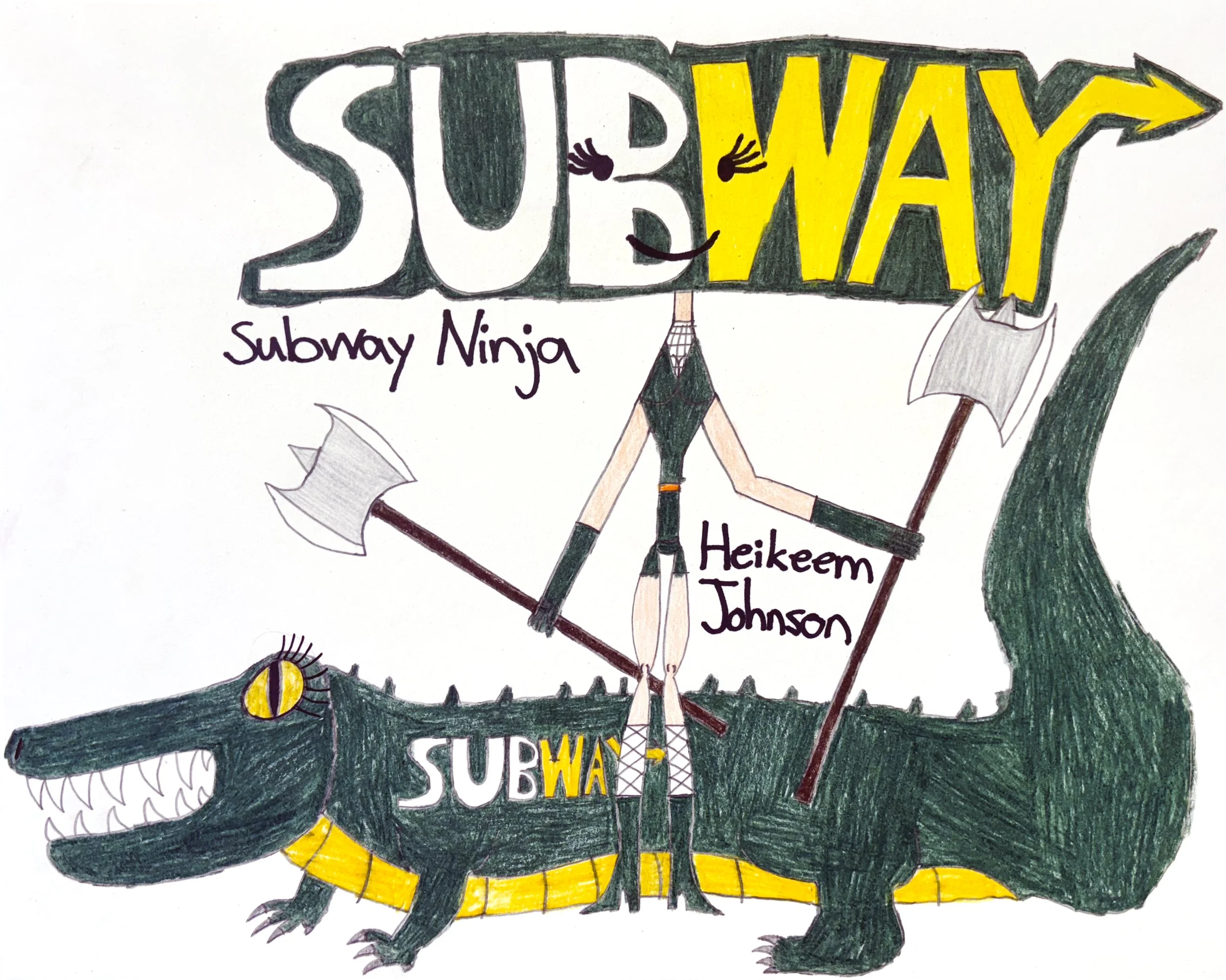 Subway Ninja by Heikeem Johnson