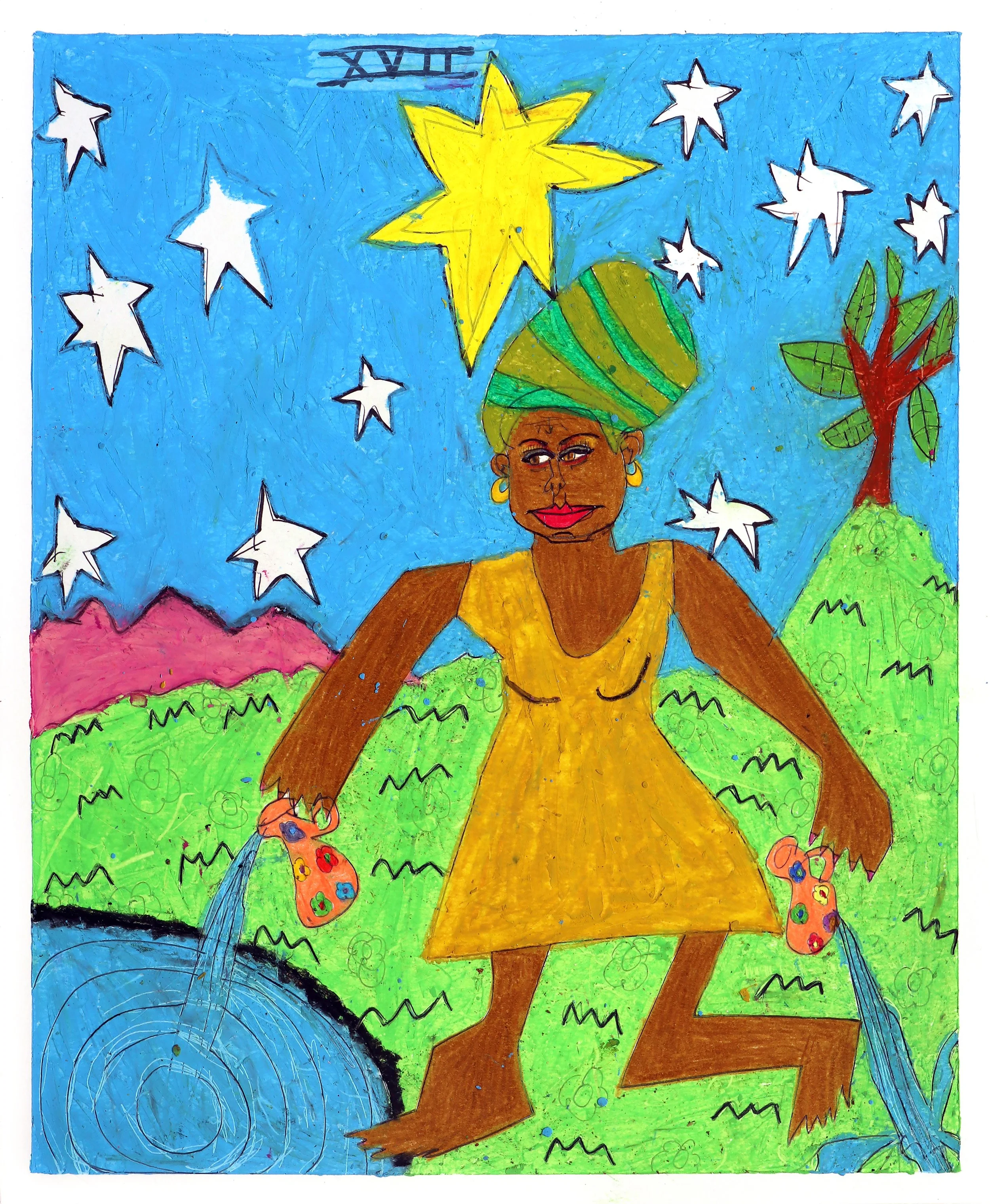 Erykah Badu as the Star by Charlie Wallace
