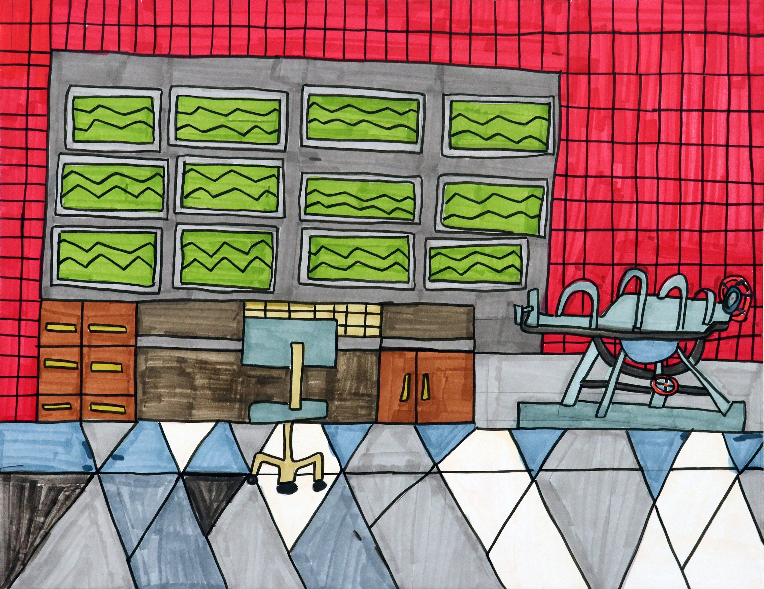 Secret Underground Laboratory 2 by Kahyll Holyfield