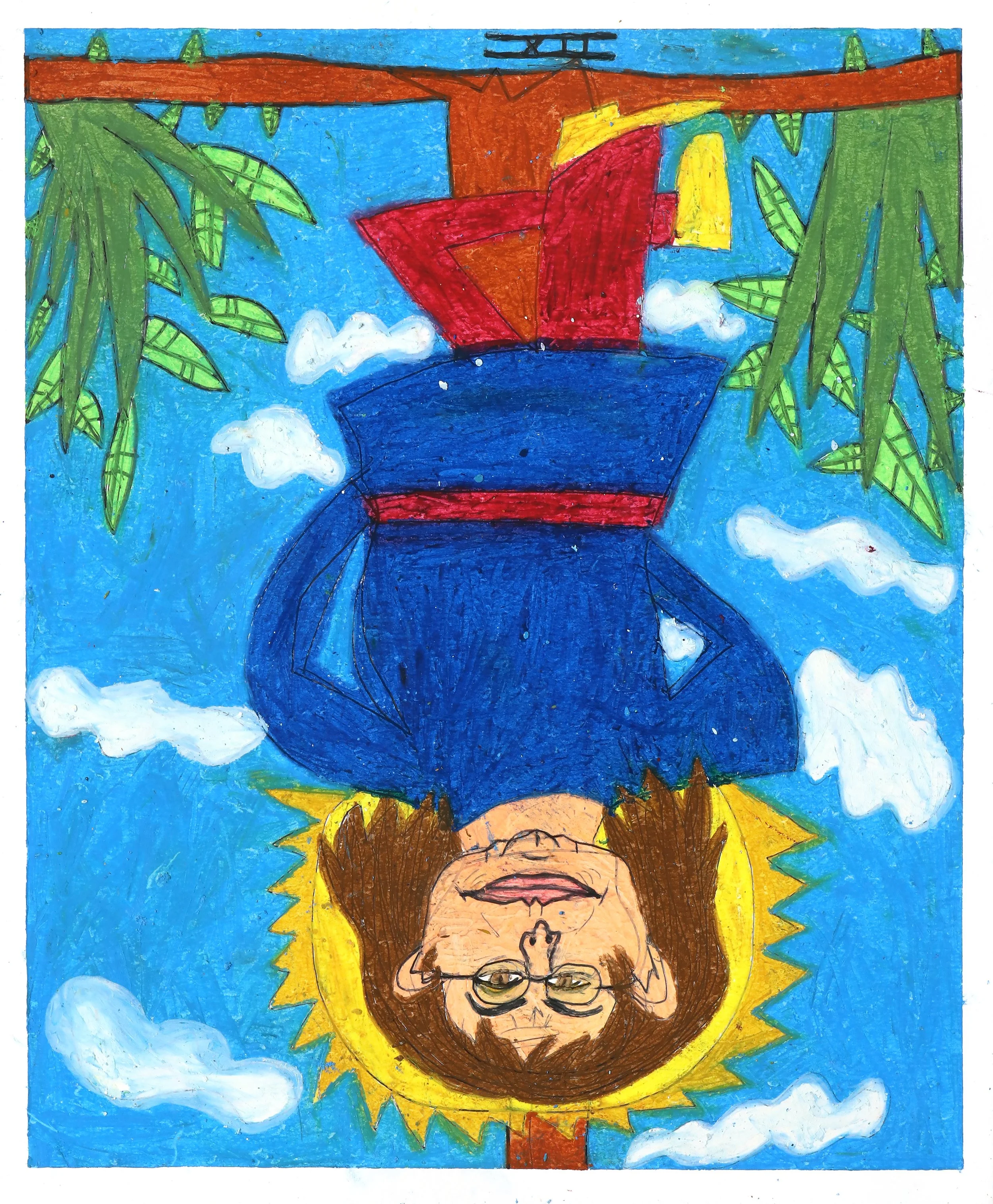 John Lennon as the Hanged Man by Charlie Wallace
