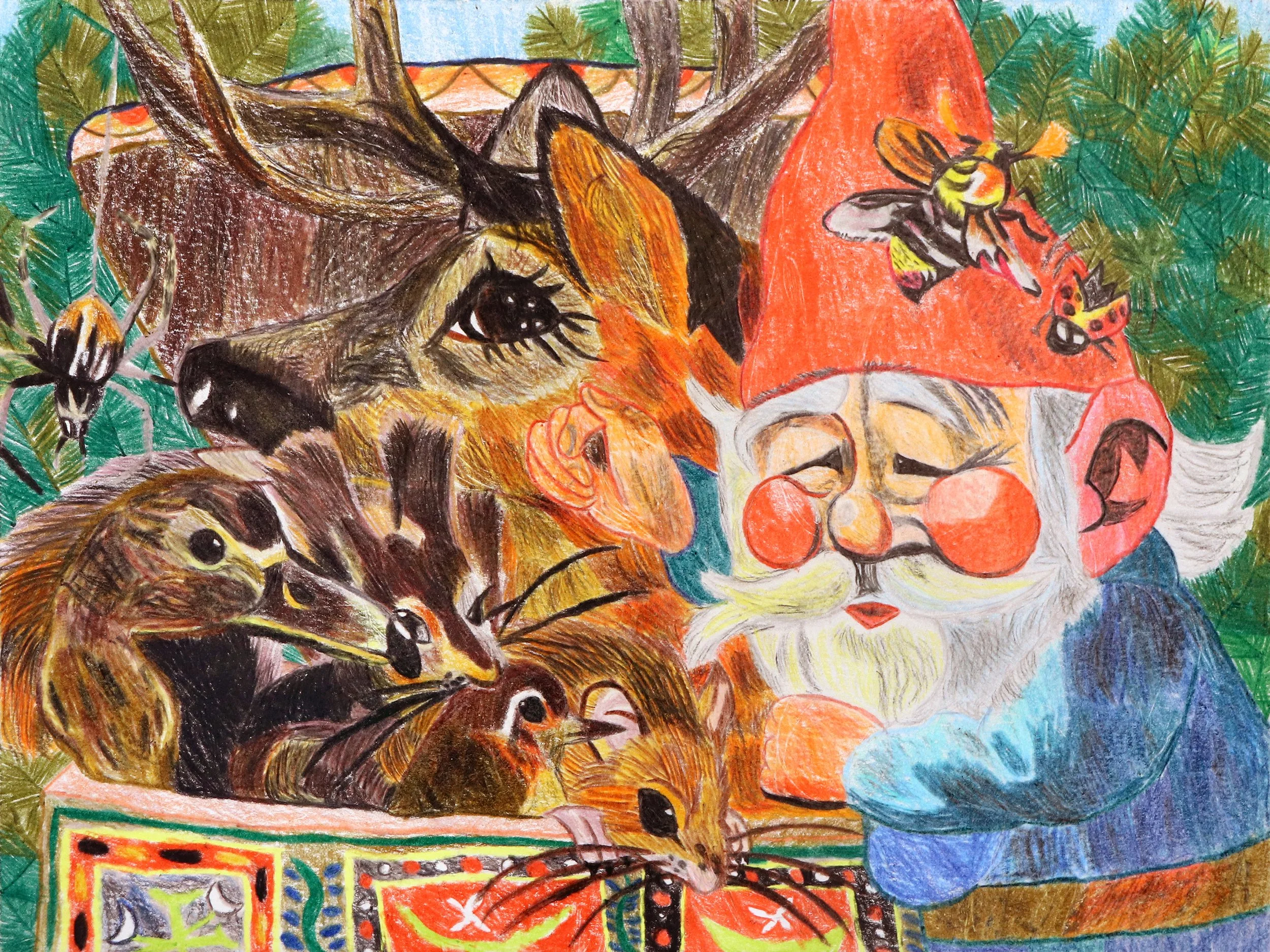 Gnomey's Chest of Animals by Frank Principe