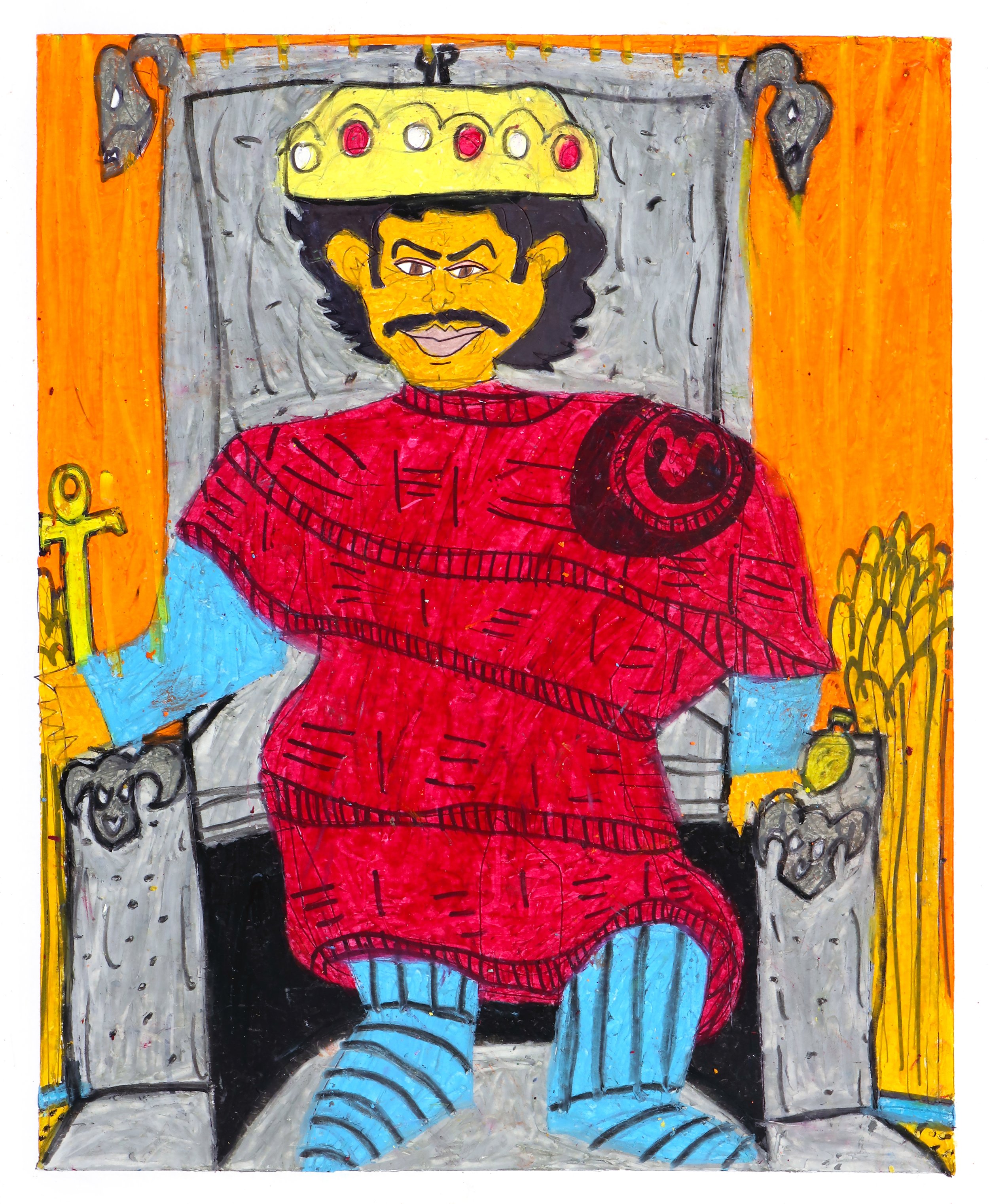 Lionel Richie as the Emperor by Charlie Wallace